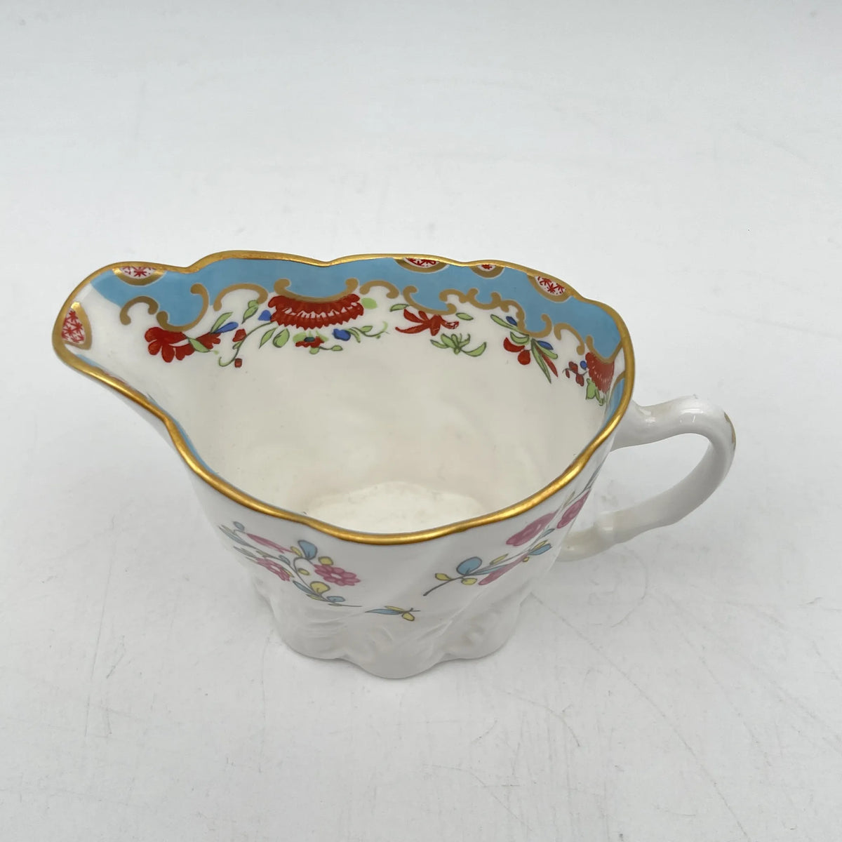 Royal Worcester /牛奶瓶/ Historic Jug Collection / Chelsea Ewer / 1970 - 1980年代左右 / Fine Bone China /英国/牛奶水壶，牛奶壶，奶精，金彩，东方风格，精致中国，收藏品，室内/[复古]
