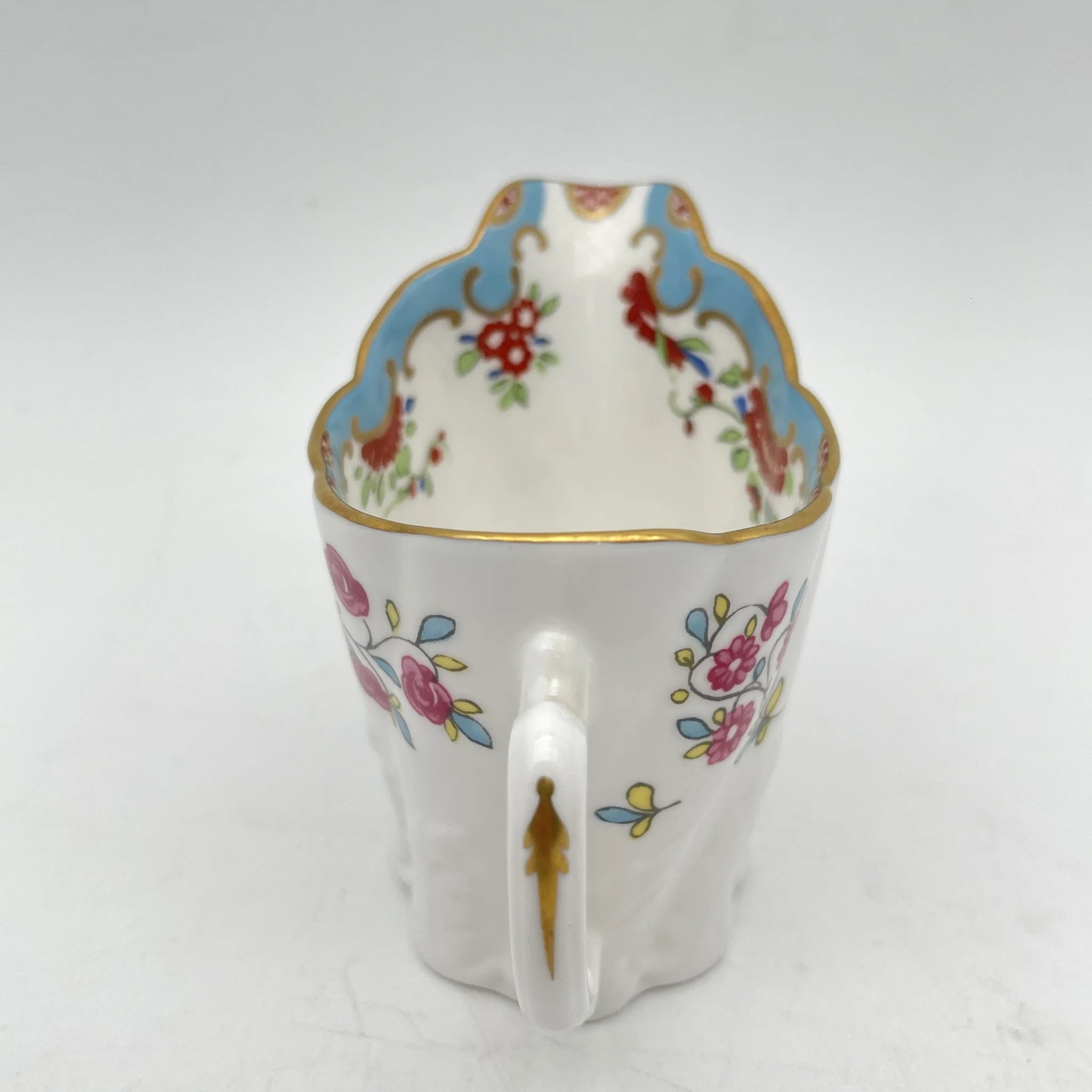 Royal Worcester /牛奶瓶/ Historic Jug Collection / Chelsea Ewer / 1970 - 1980年代左右 / Fine Bone China /英国/牛奶水壶，牛奶壶，奶精，金彩，东方风格，精致中国，收藏品，室内/[复古]