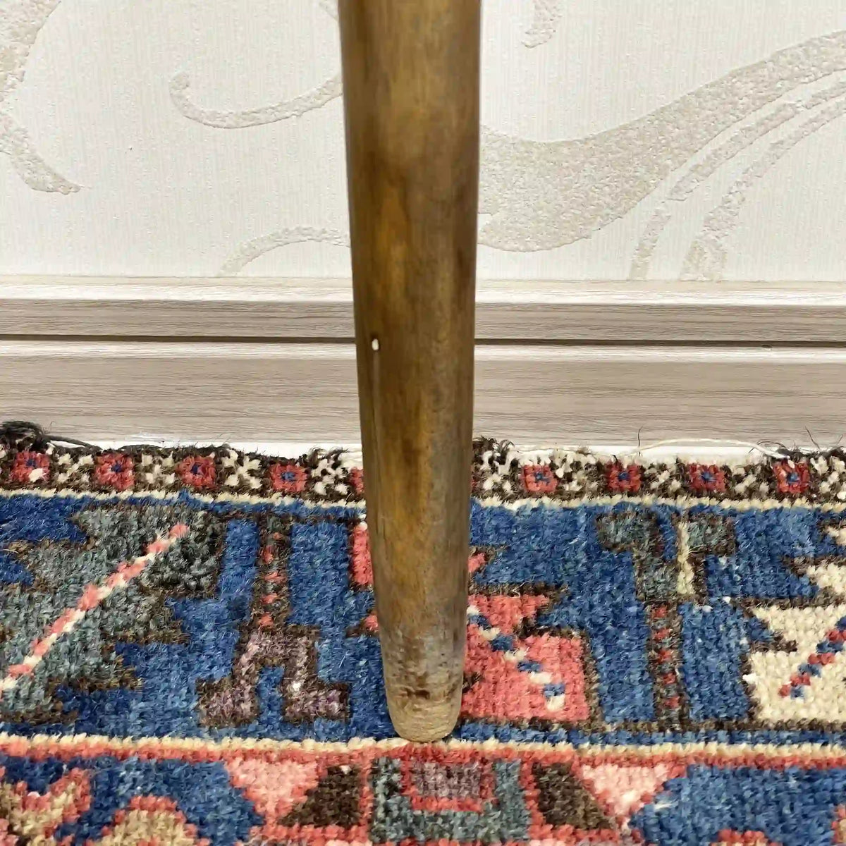 ステッキ(杖) / 一木造り人物動物彫刻ウォーキングスティック / 20世紀中期〜後期 / 天然木 / パティナ,総手彫り,1点もの,エキゾチック / [アンティーク]