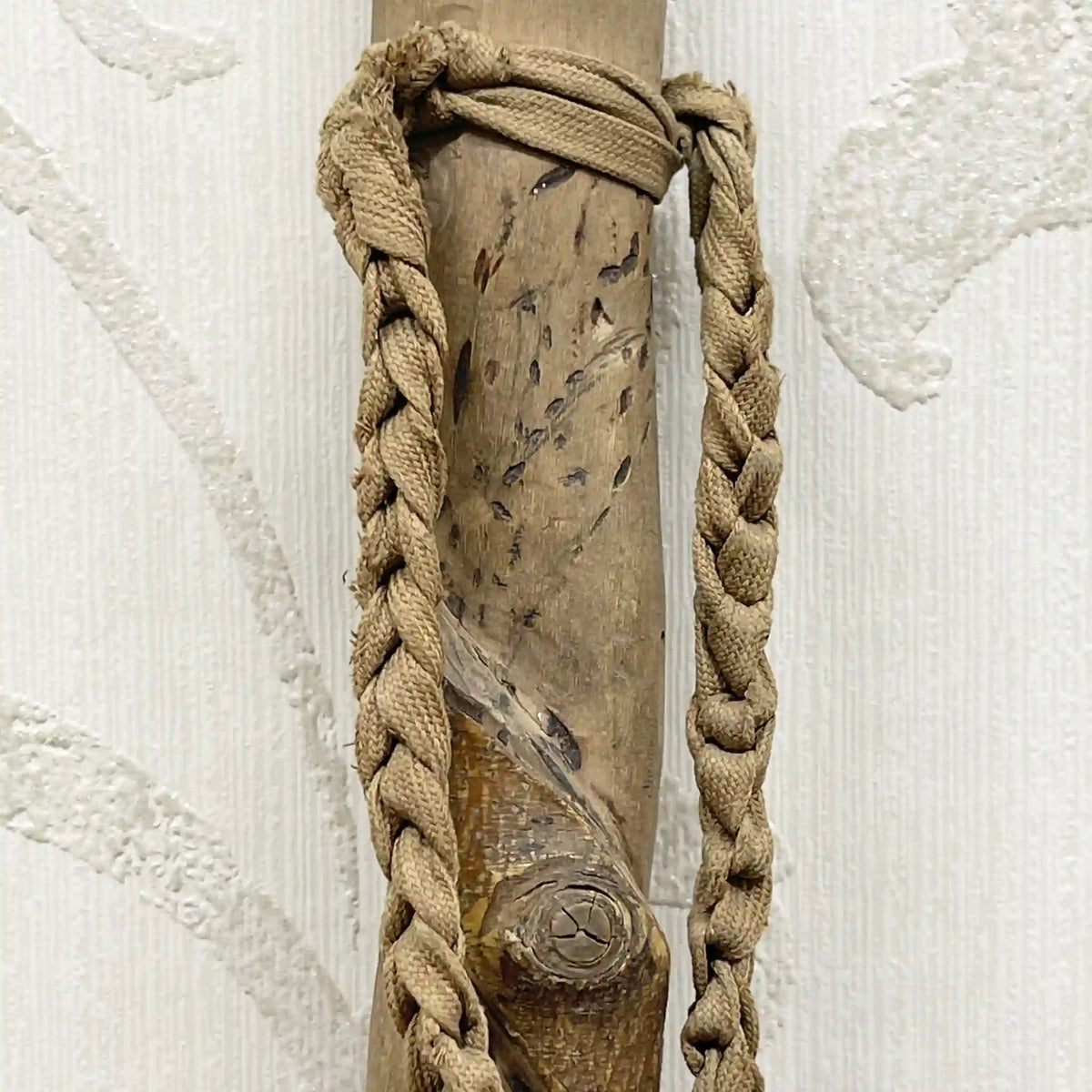 Cane / 1950s-1970s / Natural wood / Cane, walking stick, handmade, folk art / [Vintage]