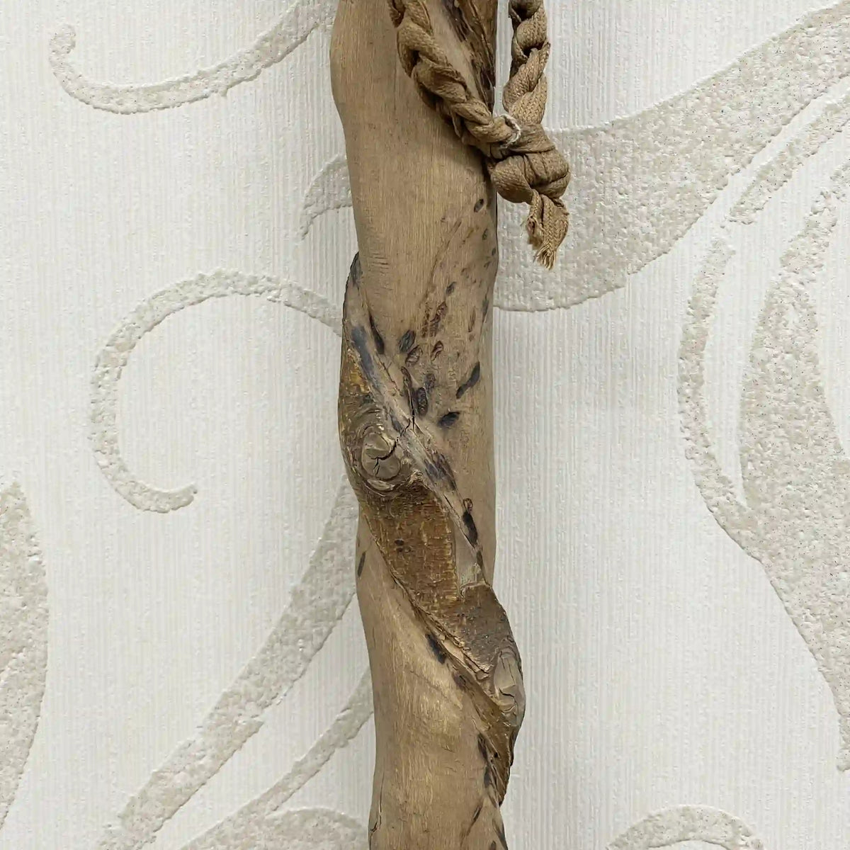 Cane / 1950s-1970s / Natural wood / Cane, walking stick, handmade, folk art / [Vintage]