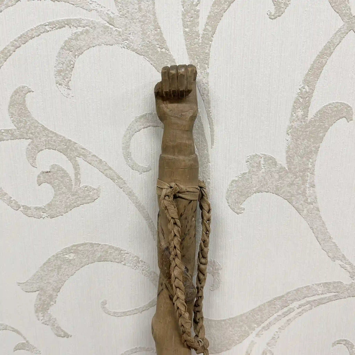 Cane / 1950s-1970s / Natural wood / Cane, walking stick, handmade, folk art / [Vintage]