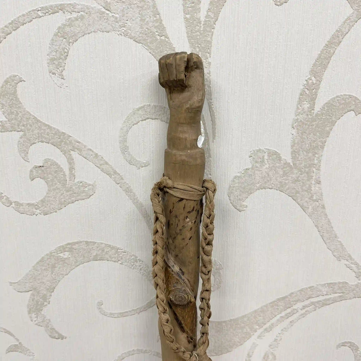 Cane / 1950s-1970s / Natural wood / Cane, walking stick, handmade, folk art / [Vintage]