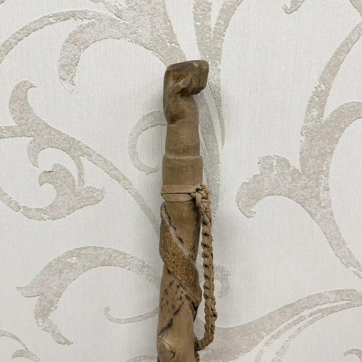Cane / 1950s-1970s / Natural wood / Cane, walking stick, handmade, folk art / [Vintage]