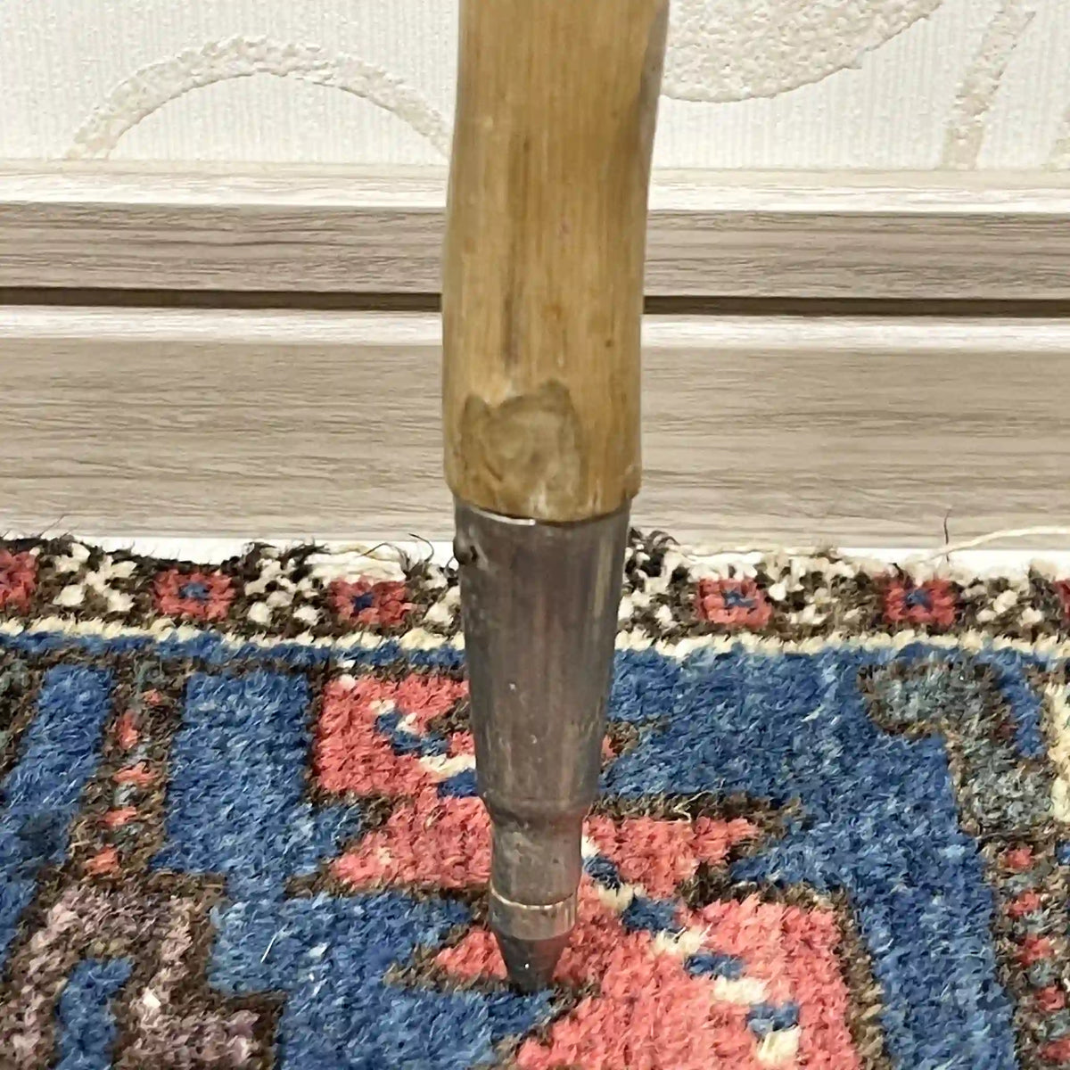Walking stick / 1960-1980s / Natural wood / Walking stick, mountain walking stick, vintage walking stick, alpenstock, old tools / [Vintage]