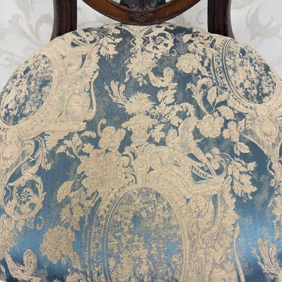 Dining chair (salon chair) / Hepplewhite style / 1990-2000s / England / British furniture, vintage chair, acanthus / [Vintage]