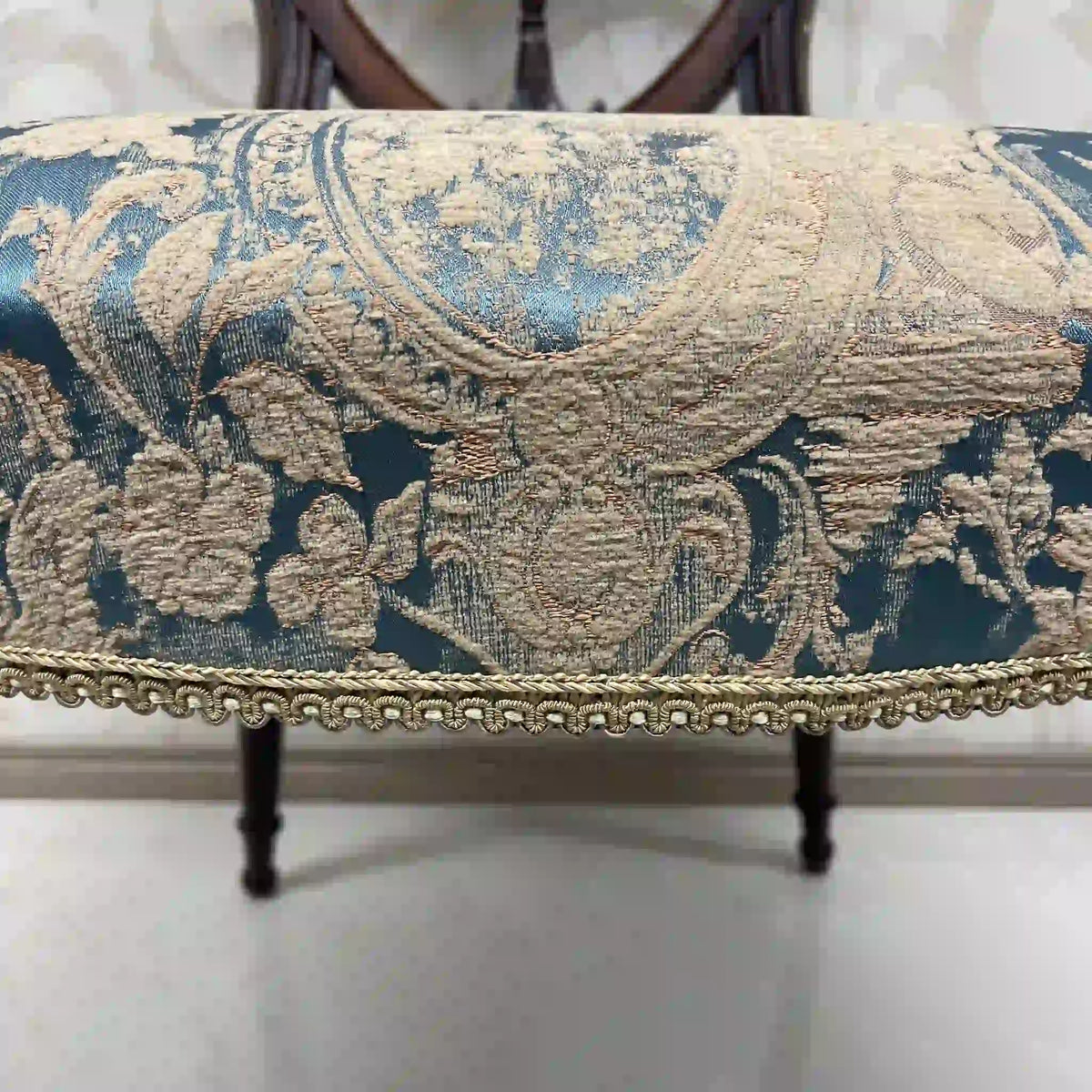Dining chair (salon chair) / Hepplewhite style / 1990-2000s / England / British furniture, vintage chair, acanthus / [Vintage]