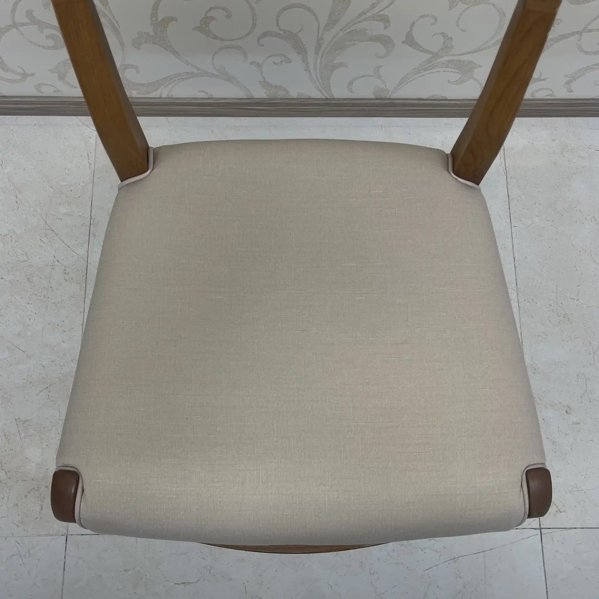Karimoku Furniture / Counter Chair / CD22 Model / Oak wood / Japan / Counter stool, high type, solid wood / [Used]