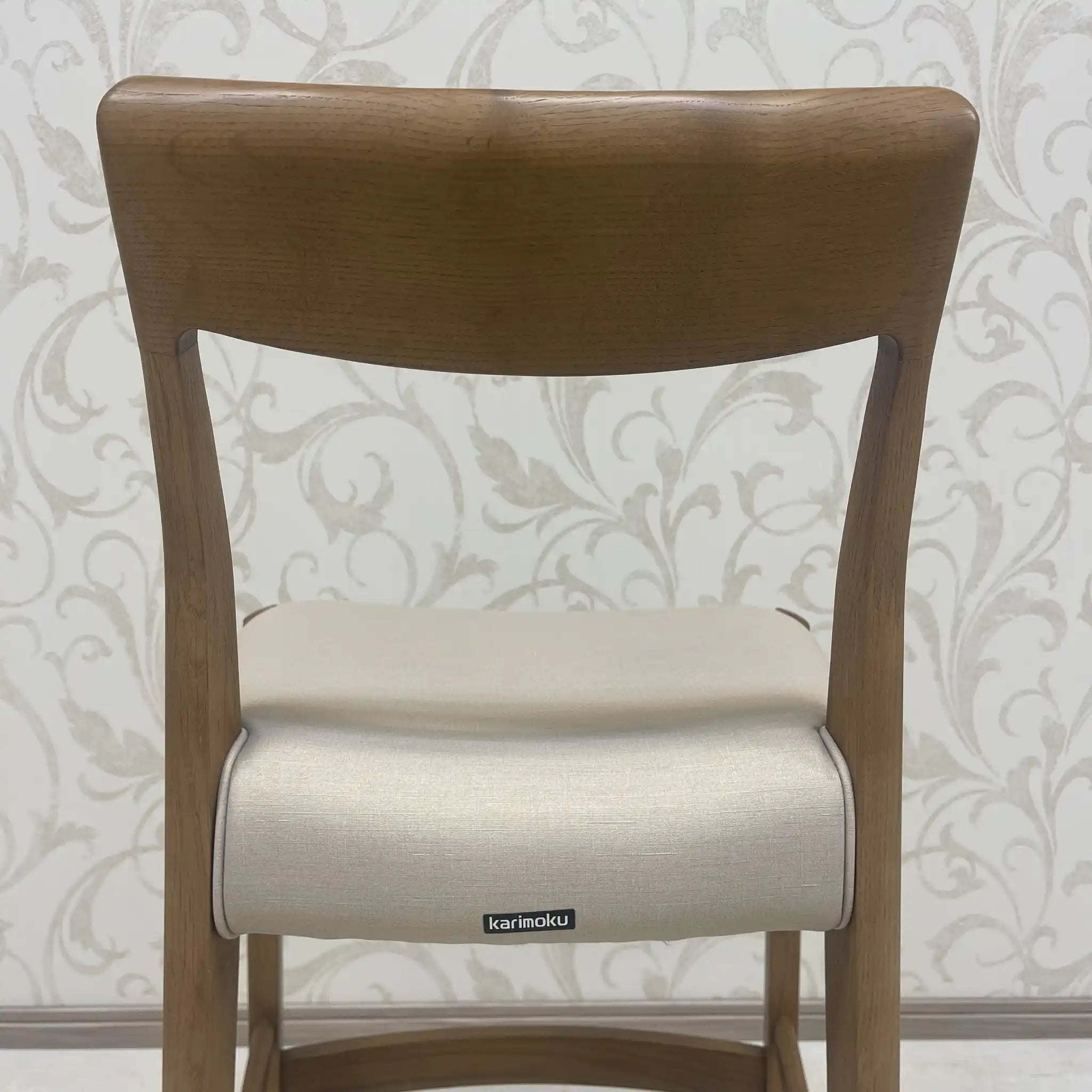 Karimoku Furniture / Counter Chair / CD22 Model / Oak wood / Japan / Counter stool, high type, solid wood / [Used]