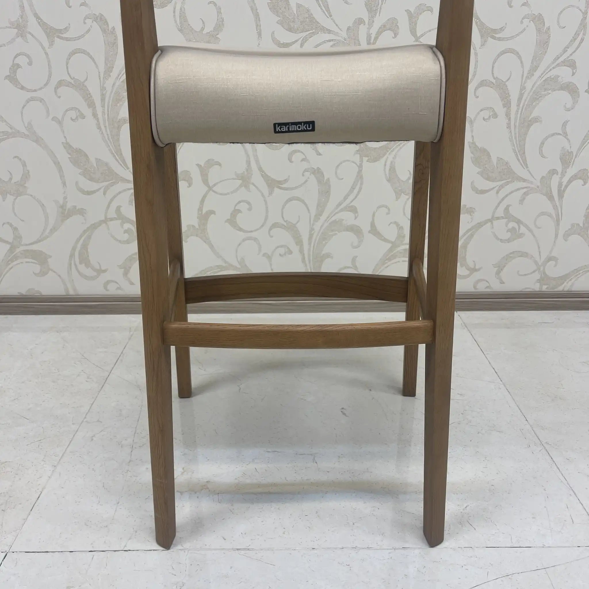 Karimoku Furniture / Counter Chair / CD22 Model / Oak wood / Japan / Counter stool, high type, solid wood / [Used]