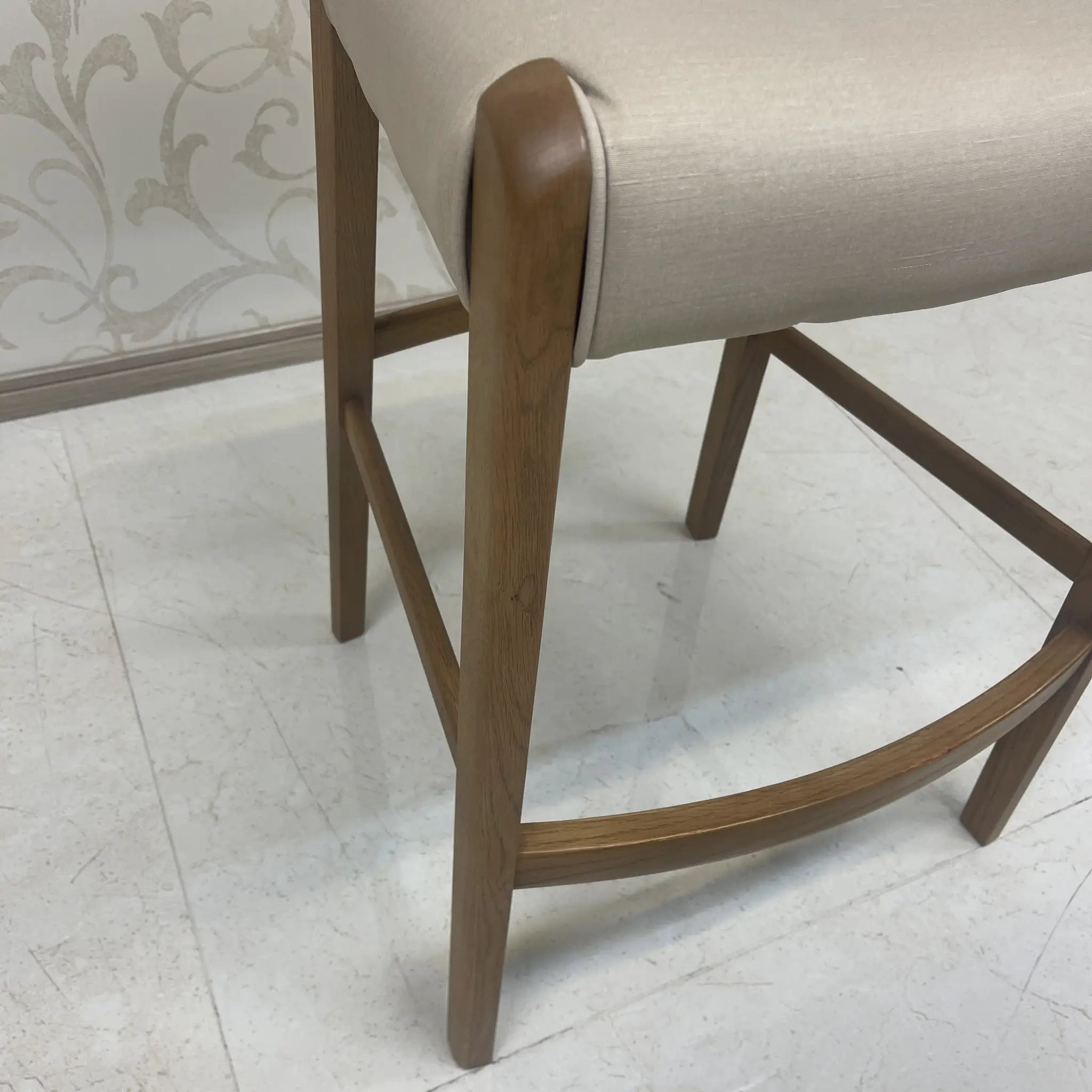Karimoku Furniture / Counter Chair / CD22 Model / Oak wood / Japan / Counter stool, high type, solid wood / [Used]