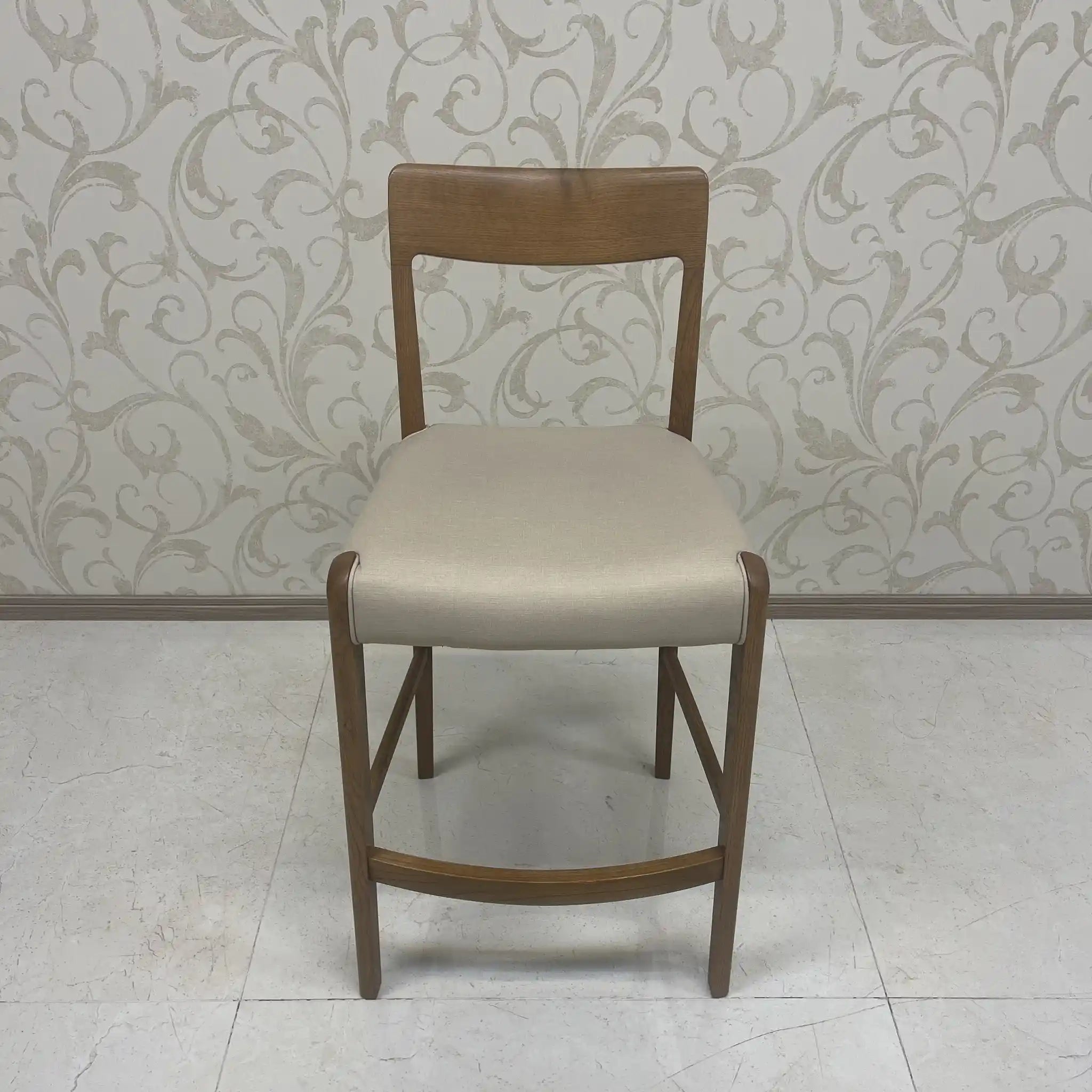 Karimoku Furniture / Counter Chair / CD22 Model / Oak wood / Japan / Counter stool, high type, solid wood / [Used]