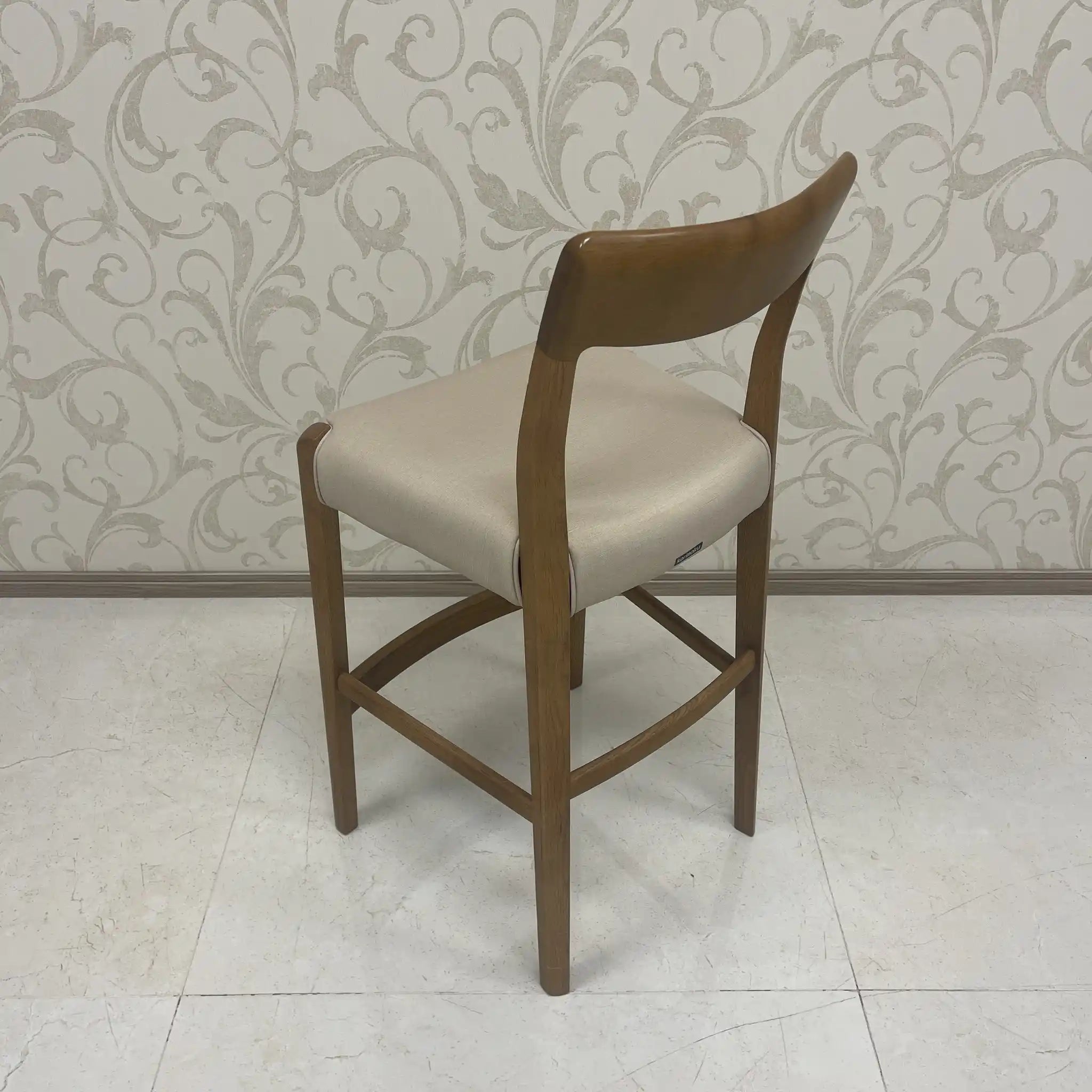 Karimoku Furniture / Counter Chair / CD22 Model / Oak wood / Japan / Counter stool, high type, solid wood / [Used]