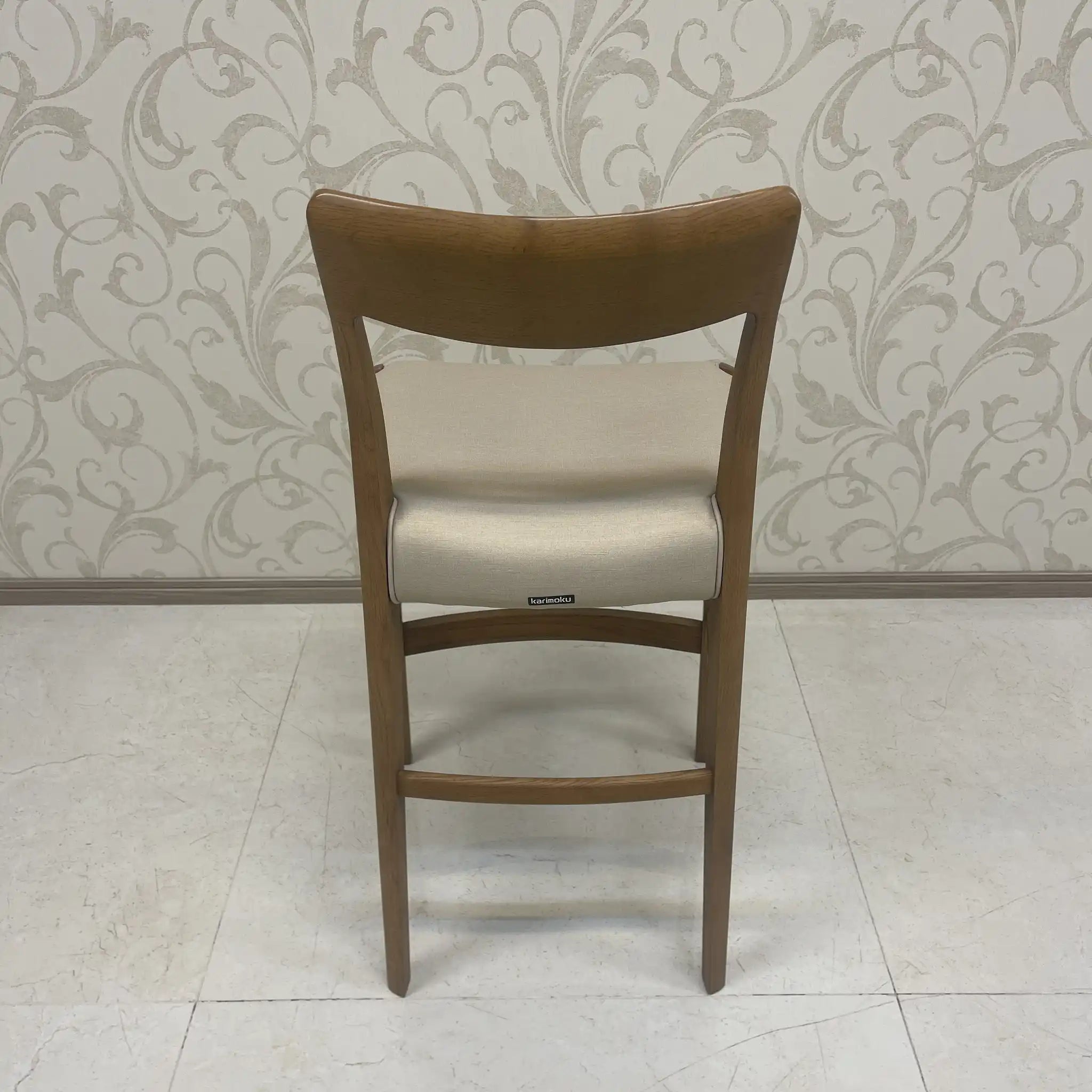 Karimoku Furniture / Counter Chair / CD22 Model / Oak wood / Japan / Counter stool, high type, solid wood / [Used]