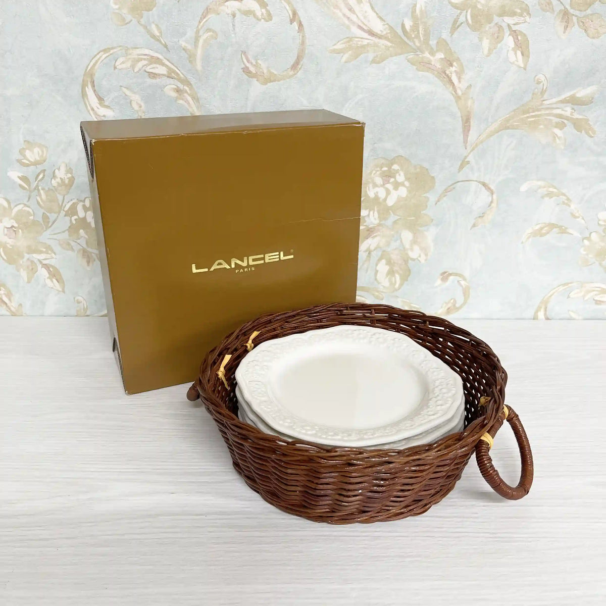 LANCEL / バスケット付きパーティープレートセット / [リユース]