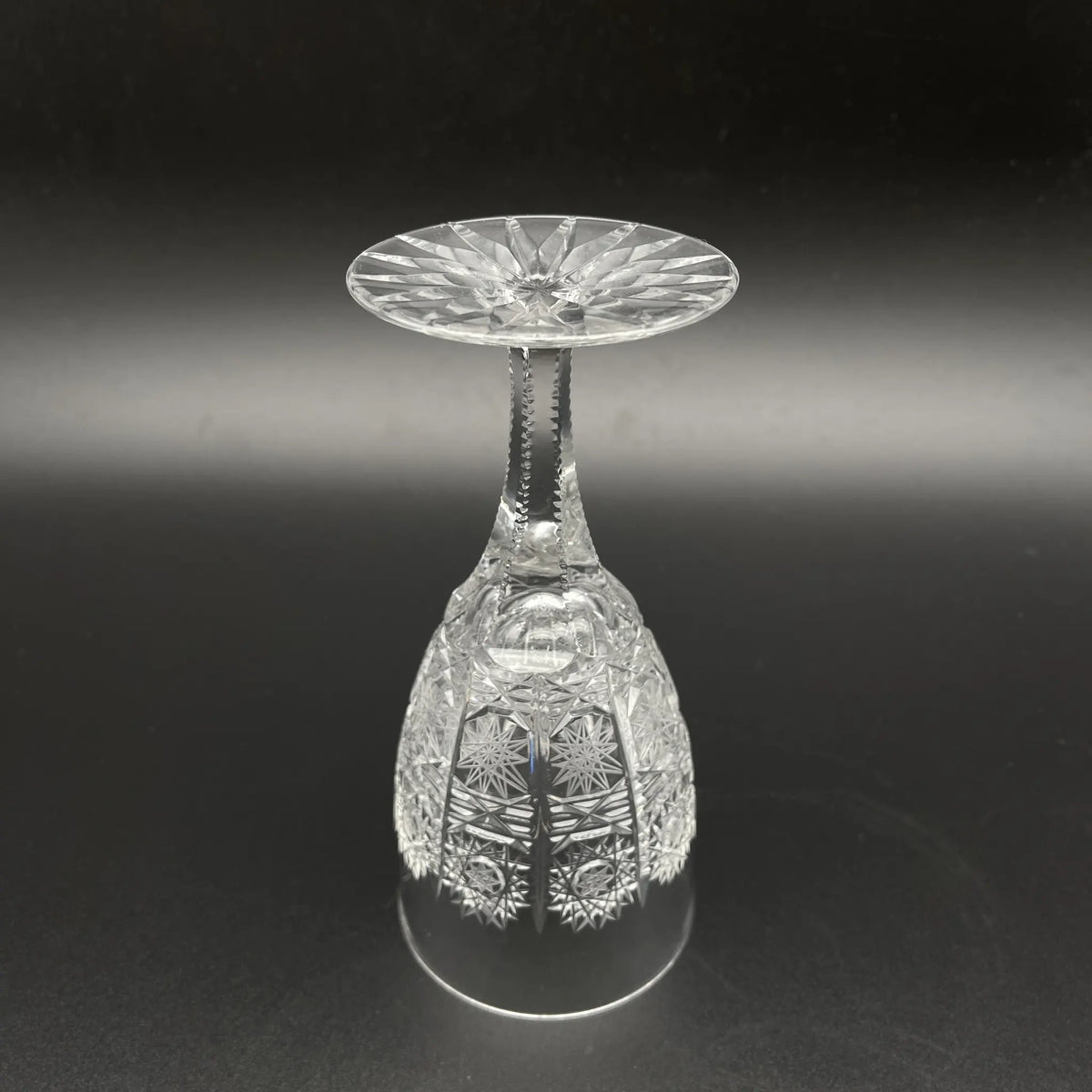 ラスカボヘミア（Laska Bohemiaglass） / ワイングラス(ボヘミアグラス) / 500PK / 20世紀後半 / クリスタルガラス / チェコ / ペアグラス,クリスタルガラス,チェコ製,高級食器,2客セット,切子グラス / [リユース]