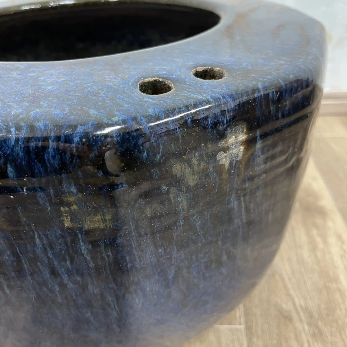 火鉢(鉢カバー) / 1950s / 陶器 / 日本 / 昭和レトロ,陶器鉢,プランターカバー,古民具,古道具 / [ビンテージ]