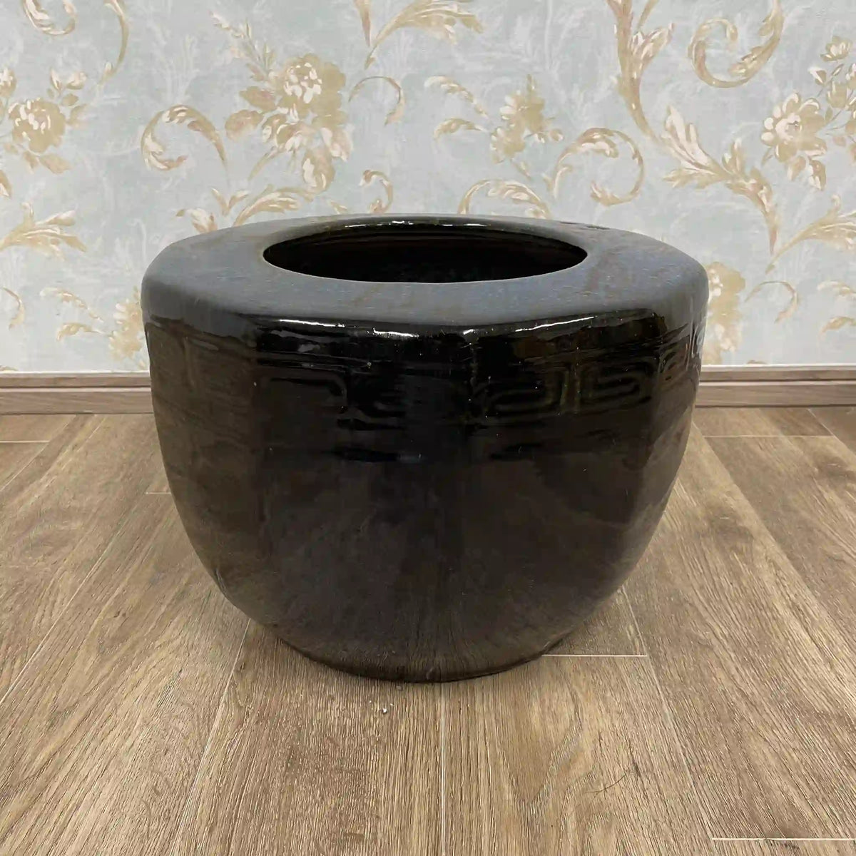 火鉢(鉢カバー) / 1950s / 陶器 / 日本 / 昭和レトロ,陶器鉢,プランターカバー,古民具,古道具 / [ビンテージ]