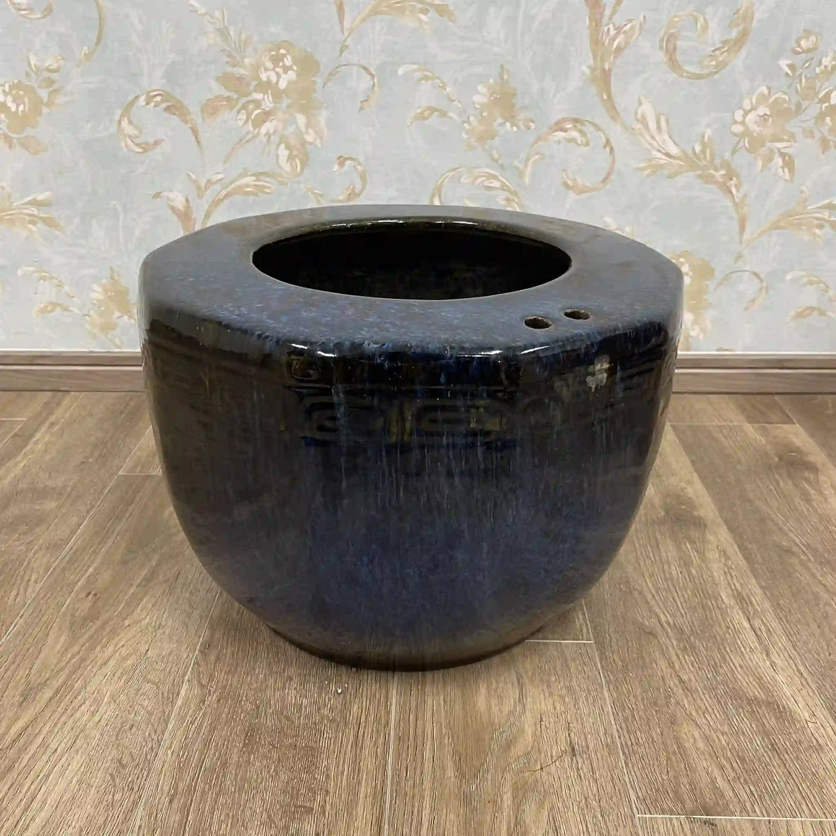 火鉢(鉢カバー) / 1950s / 陶器 / 日本 / 昭和レトロ,陶器鉢,プランターカバー,古民具,古道具 / [ビンテージ]