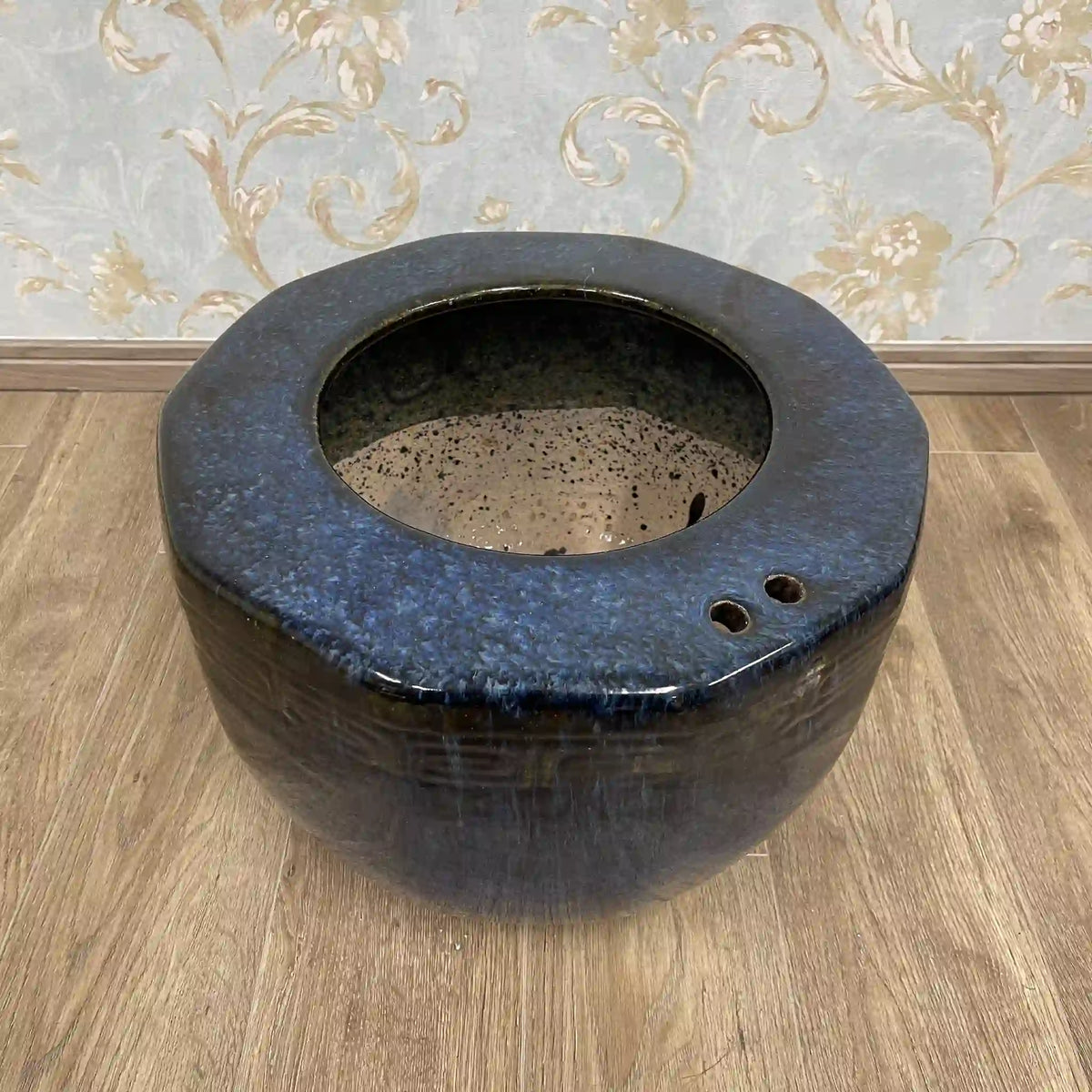 火鉢(鉢カバー) / 1950s / 陶器 / 日本 / 昭和レトロ,陶器鉢,プランターカバー,古民具,古道具 / [ビンテージ]