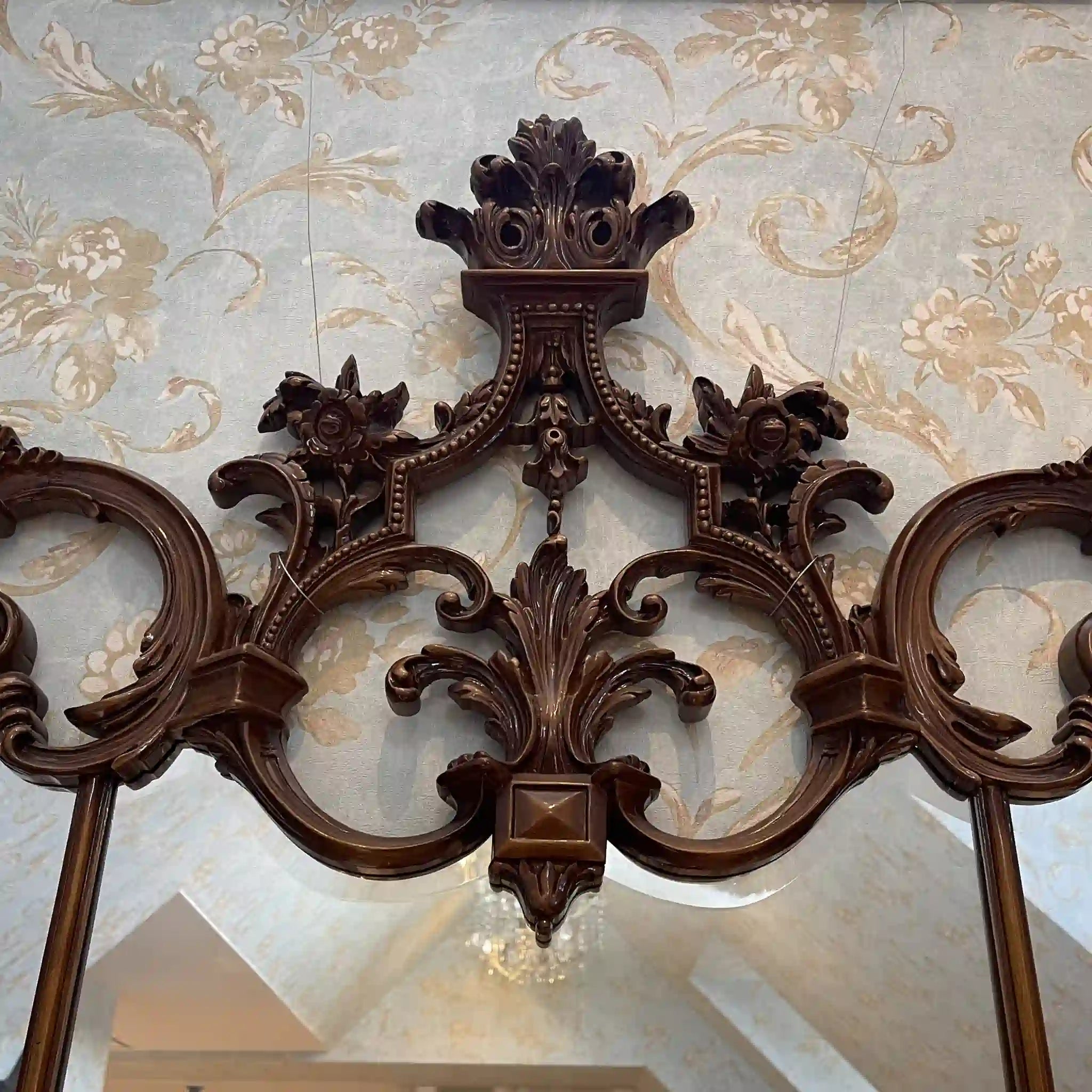 【アンティーク】 ミラーコンソールテーブル / ジョージアン様式 / 20世紀 / ビーチ材 / イタリア / フルーティングレッグ,手彫り,