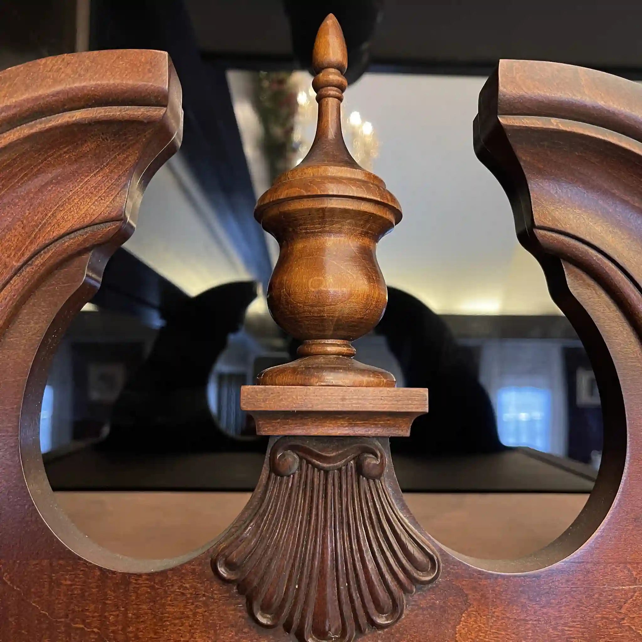 [Vintage] Hall clock / HOWARD MILLER / Colonial style / 20th century / Beech wood / America / 610-895