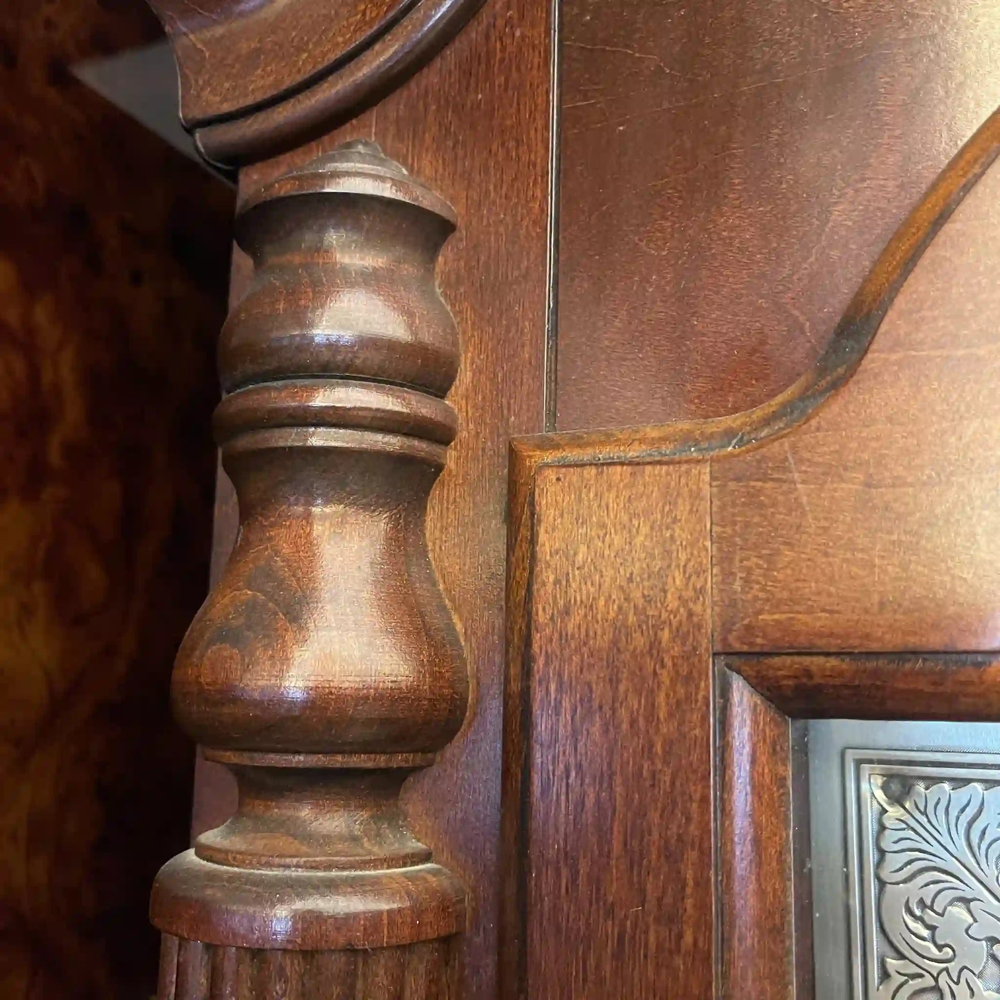 [Vintage] Hall clock / HOWARD MILLER / Colonial style / 20th century / Beech wood / America / 610-895