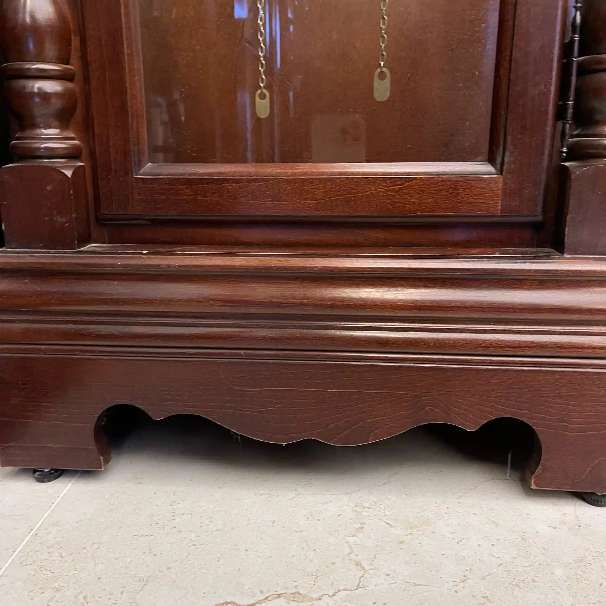 [Vintage] Hall clock / HOWARD MILLER / Colonial style / 20th century / Beech wood / America / 610-895