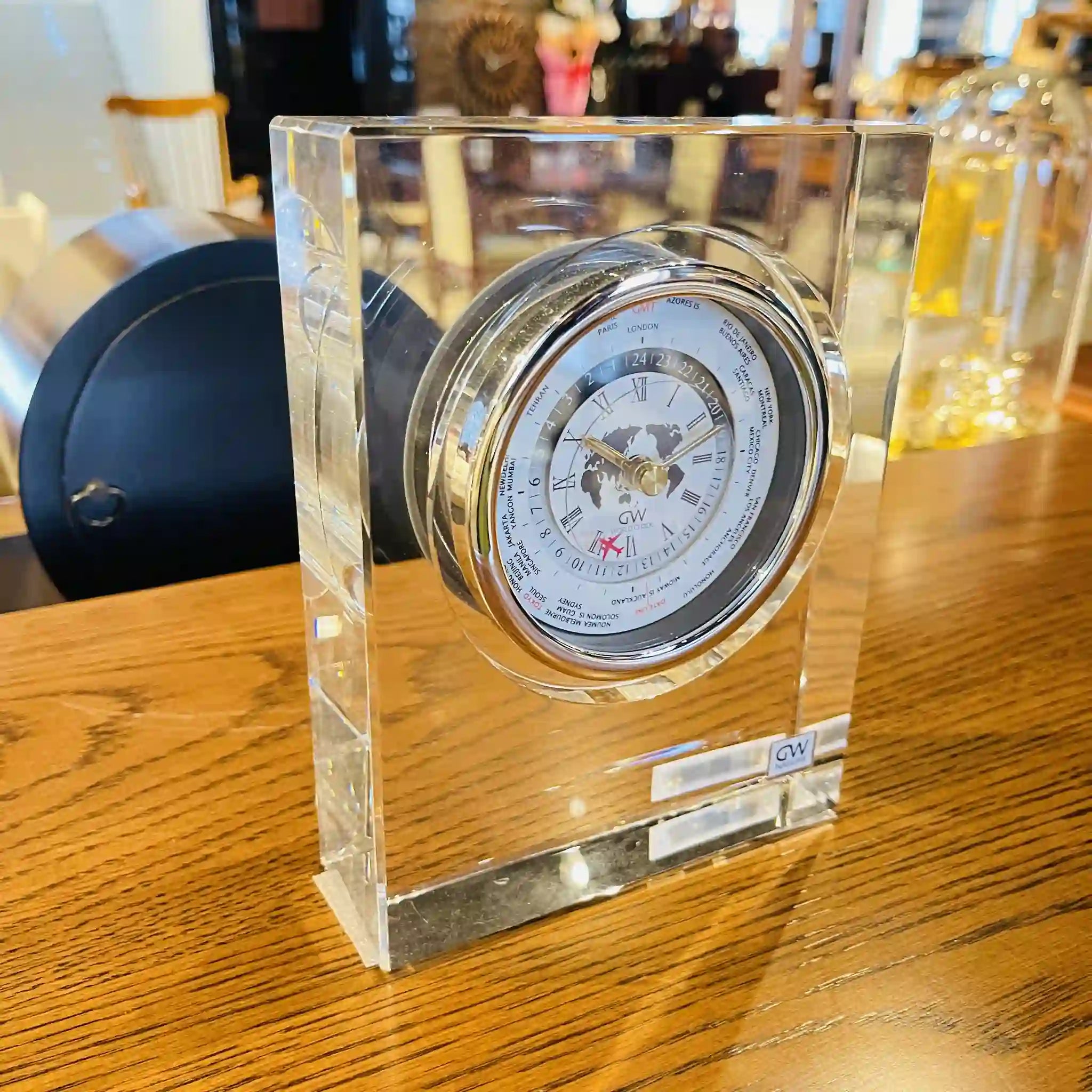 【リユース】 世界時計 / NARUMI GLASS WORKS / 箱有り、未使用