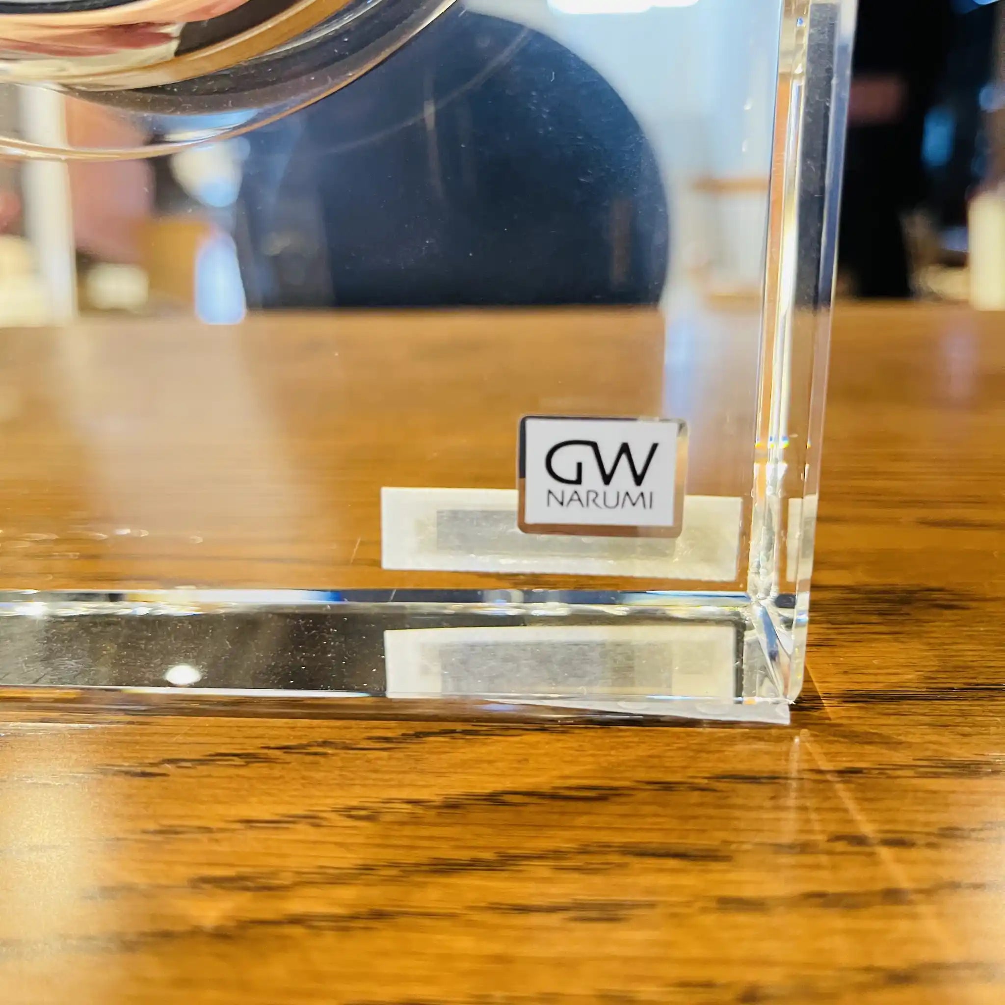 【リユース】 世界時計 / NARUMI GLASS WORKS / 箱有り、未使用