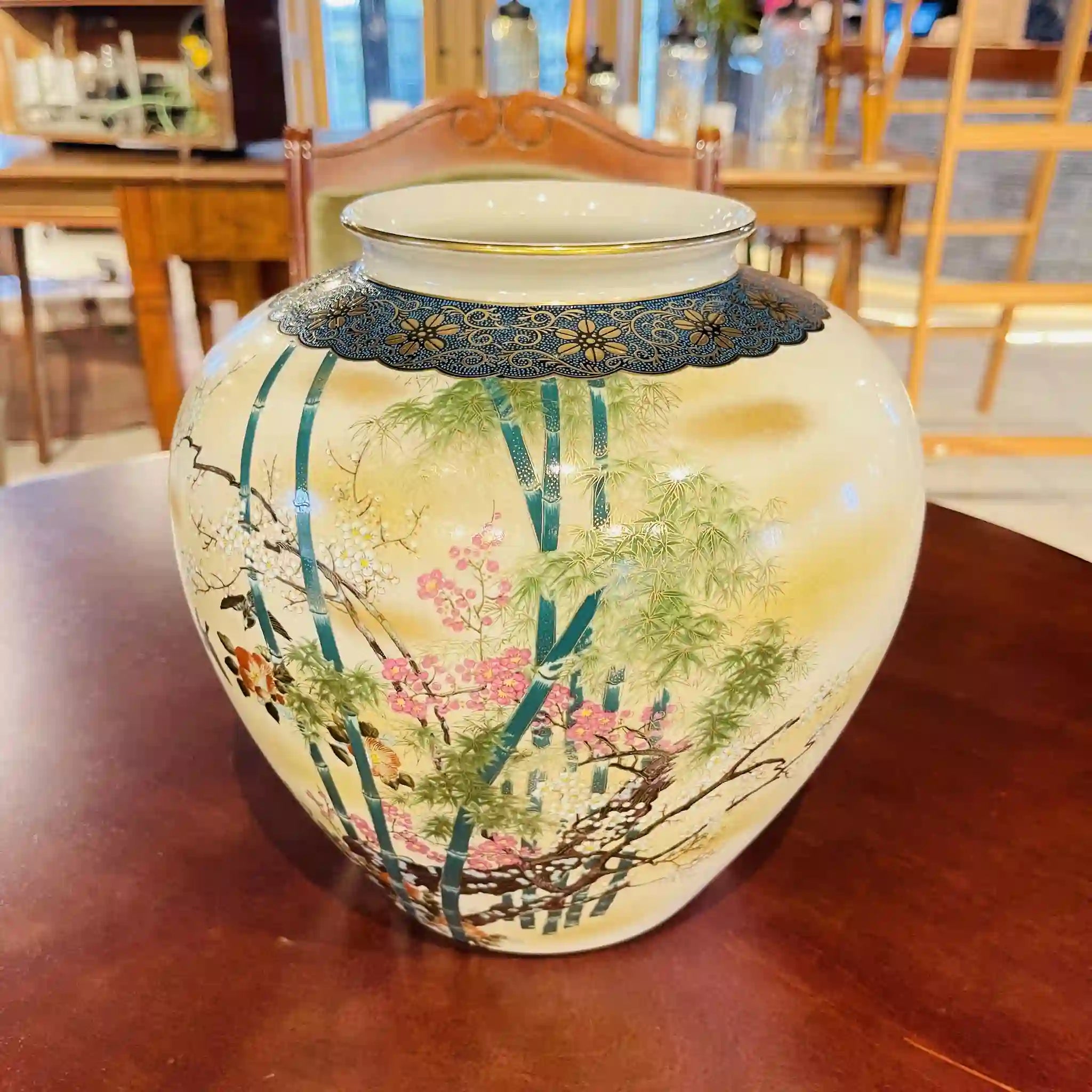 【リユース】 花瓶 / 九谷焼 / 未使用,箱あり / 箱付き