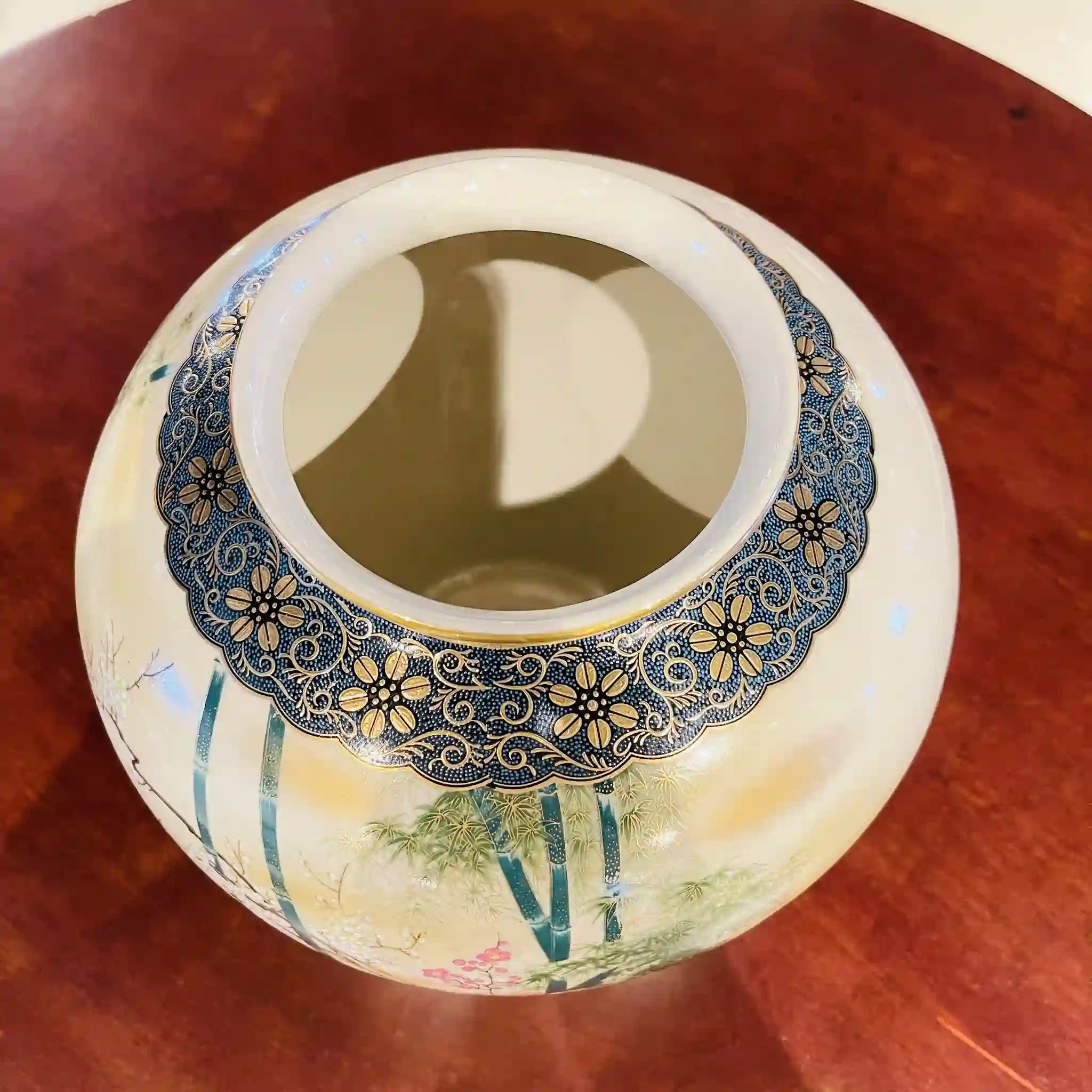 【リユース】 花瓶 / 九谷焼 / 未使用,箱あり / 箱付き