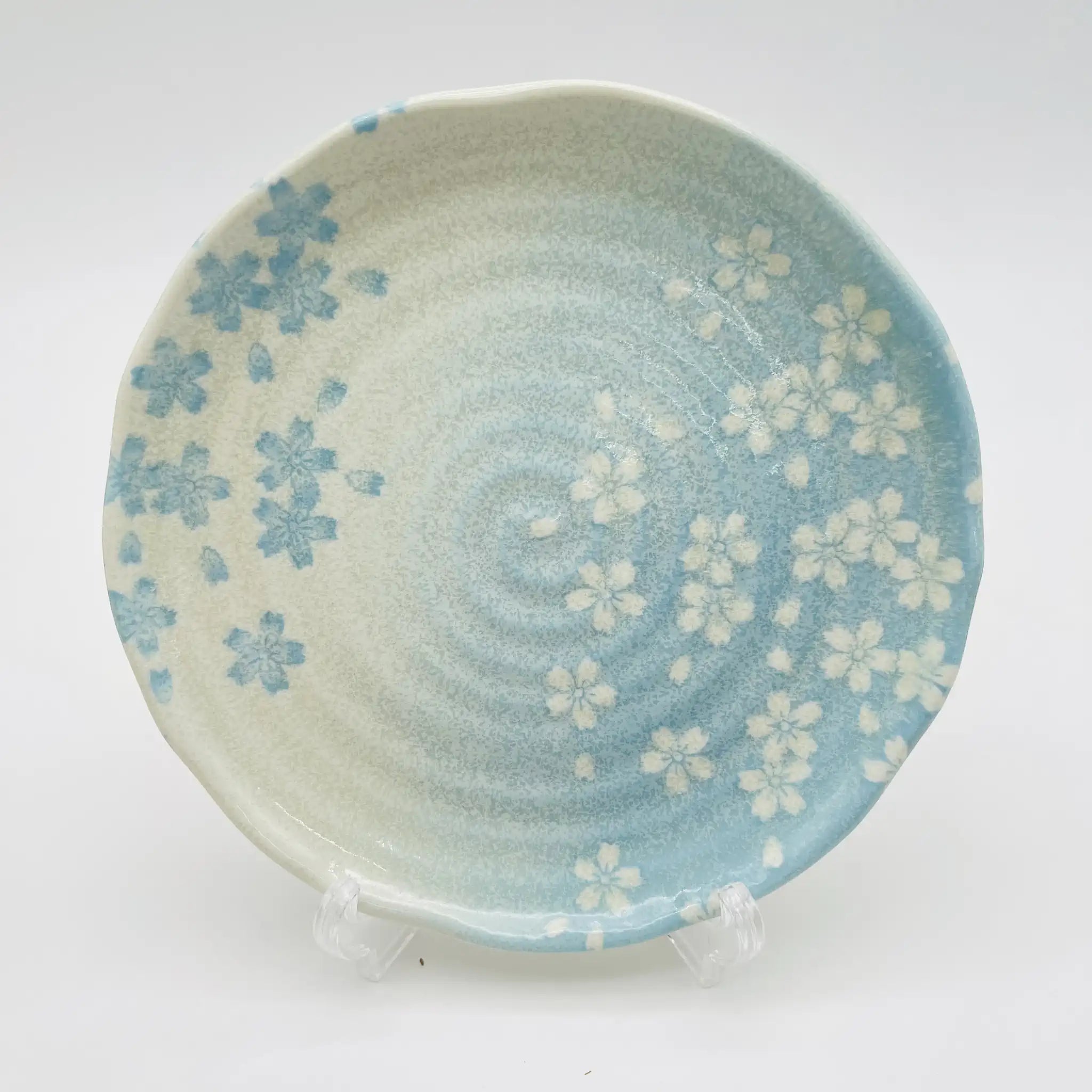 【リユース】 和皿揃 5P / 竹斎 / 三彩亭 花みずき / 日本 / 箱付き