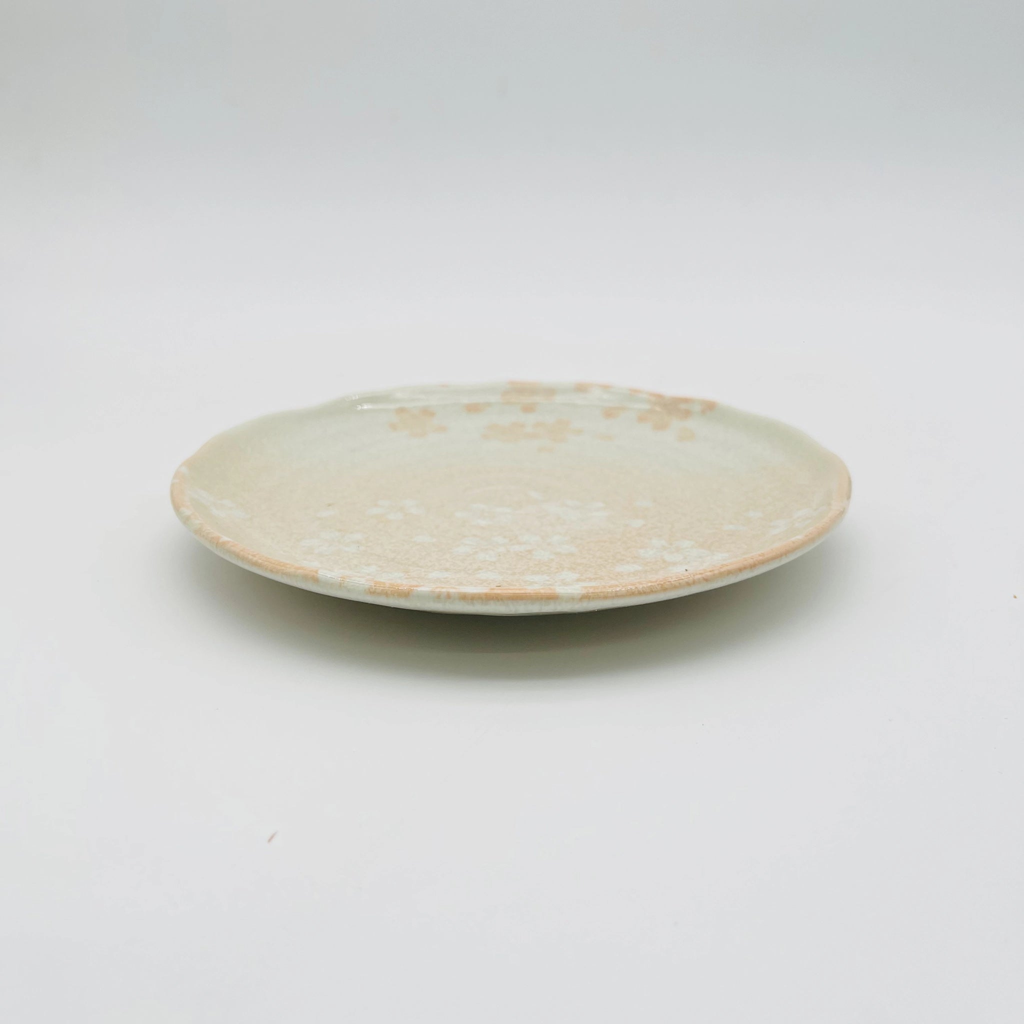 【リユース】 和皿揃 5P / 竹斎 / 三彩亭 花みずき / 日本 / 箱付き