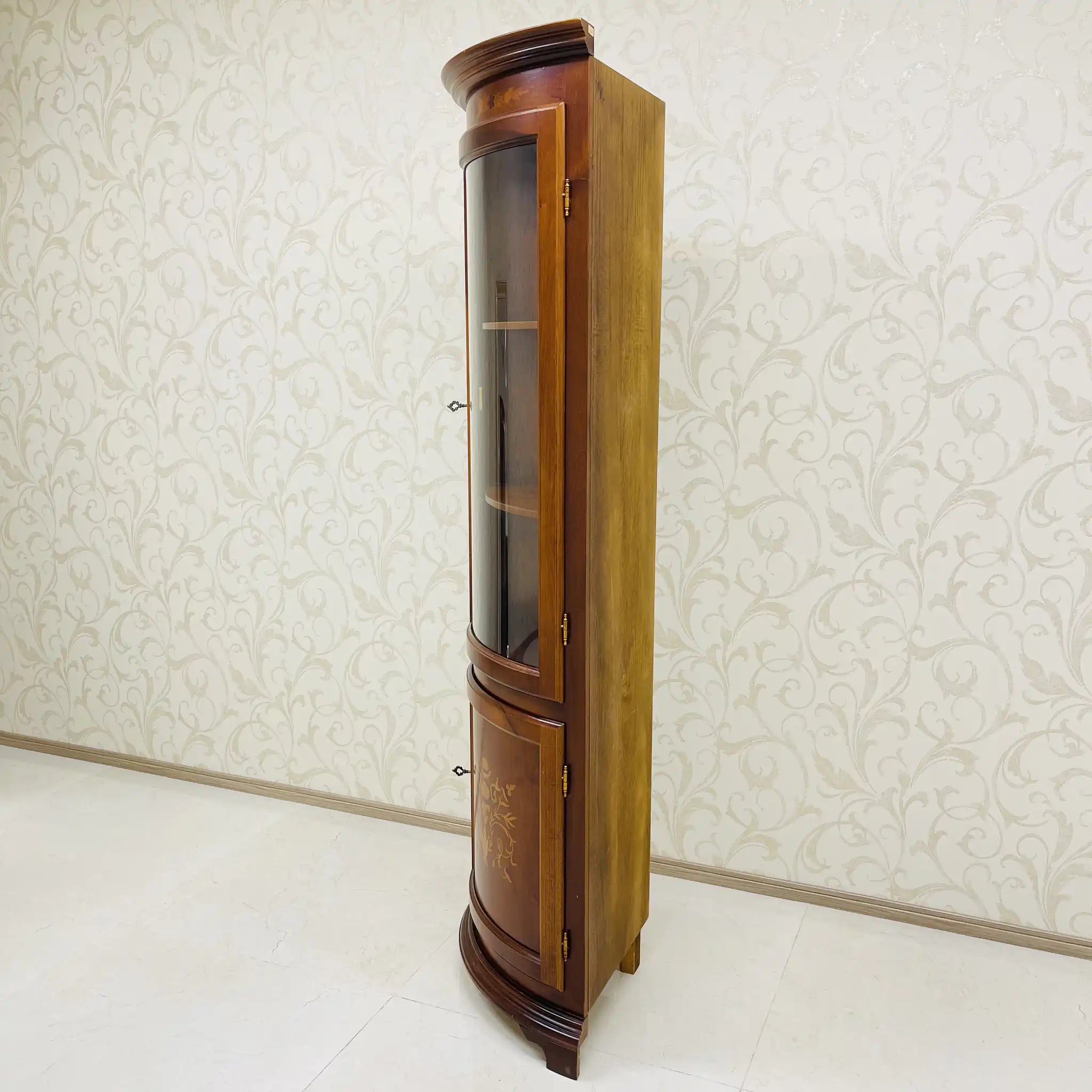 【アンティーク】 コーナーキャビネット