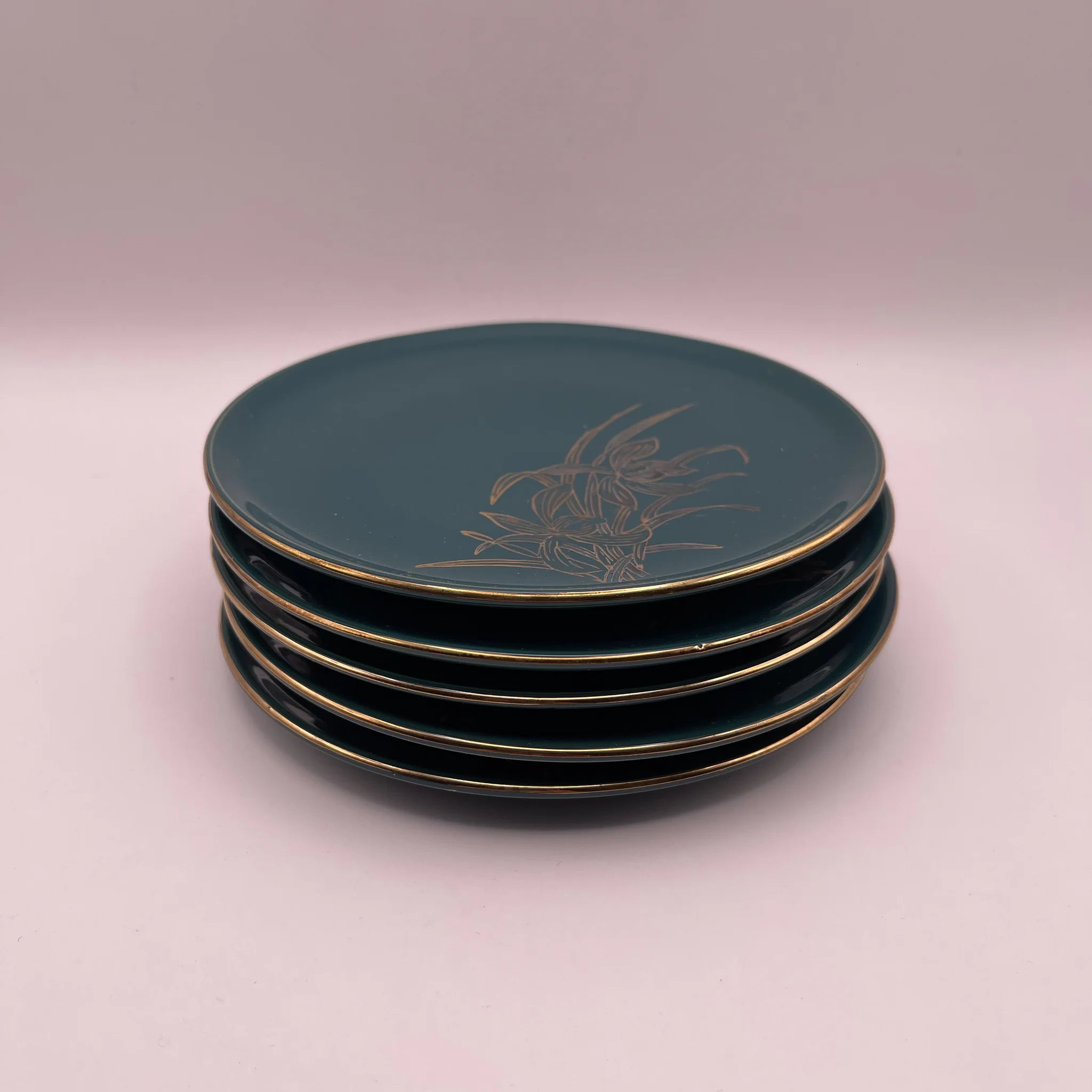 【リユース】 銘々皿 / 長生造 / 九谷焼 / 日本 / 箱付き