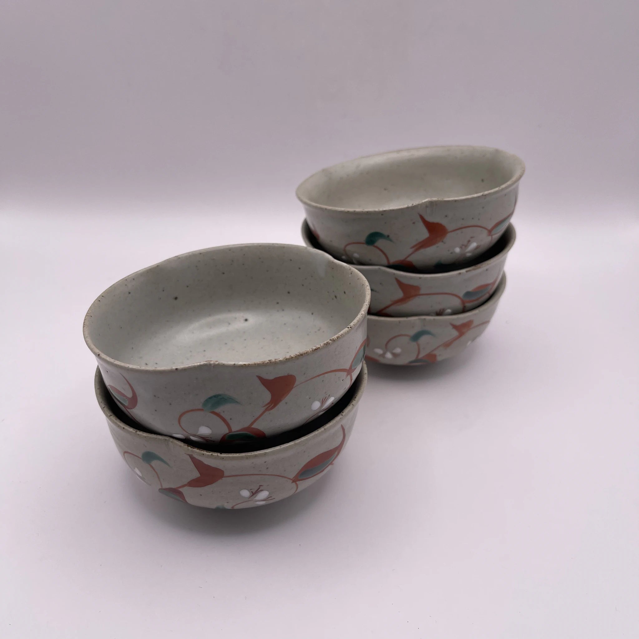 【リユース】 深小鉢 5P / 陶和 / 九谷焼 / 日本 / 箱付き