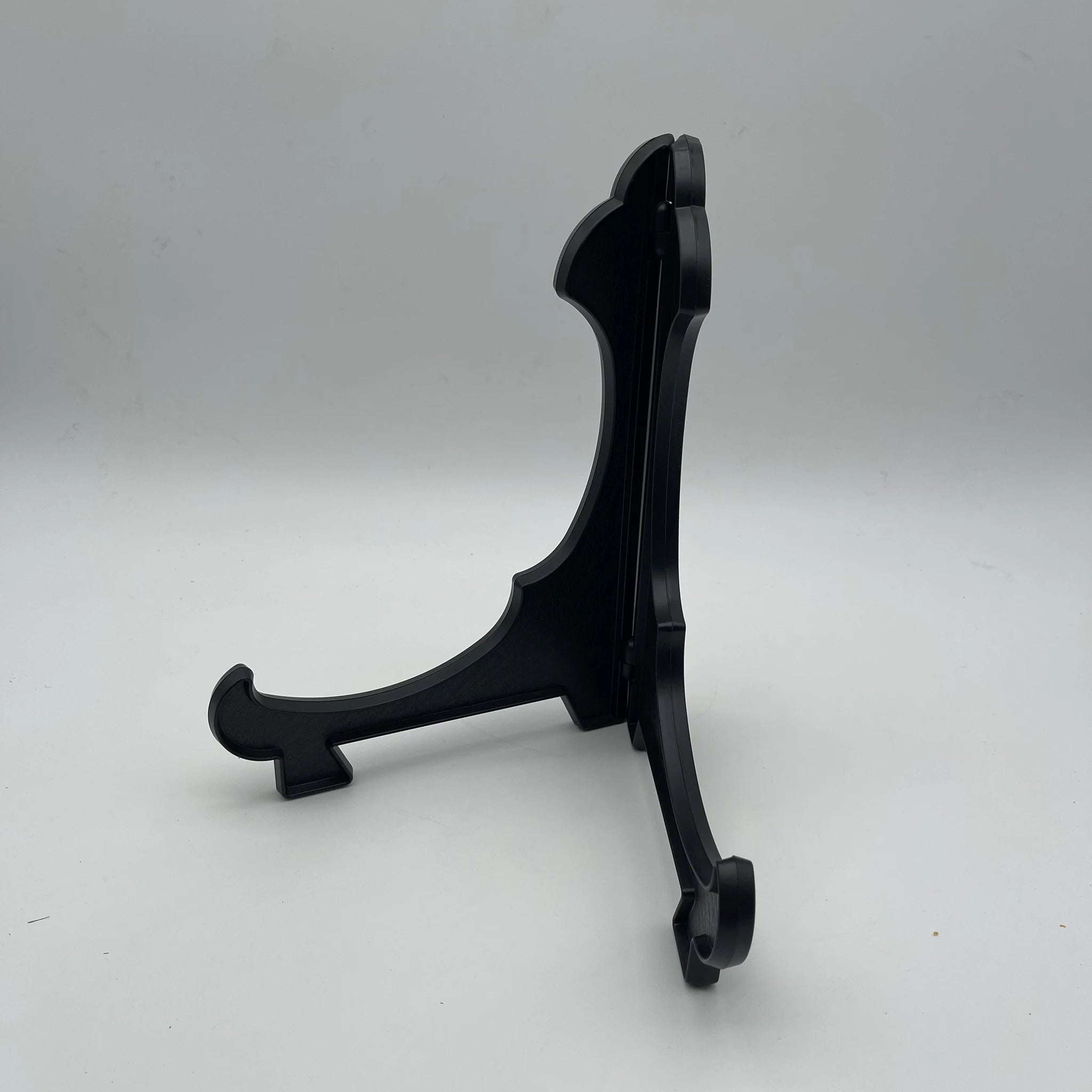 【骨董品】 飾皿 皿立て付 / 有田焼 / 松九寿門 綿桃花絵 / Bone China / 日本 / 未使用