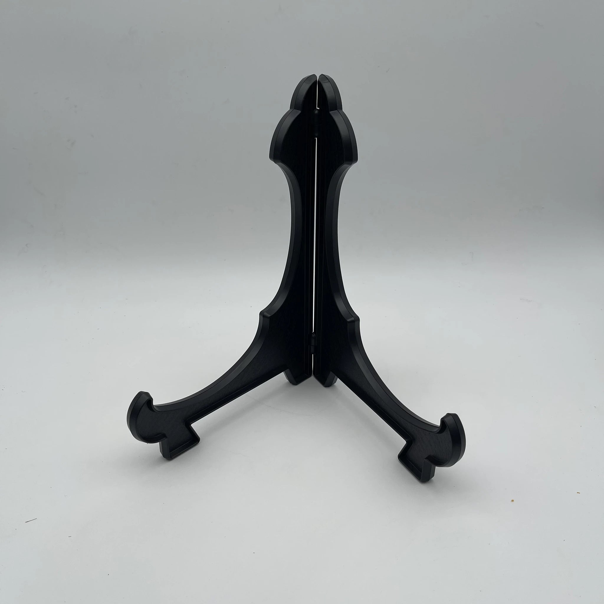 【骨董品】 飾皿 皿立て付 / 有田焼 / 松九寿門 綿桃花絵 / Bone China / 日本 / 未使用