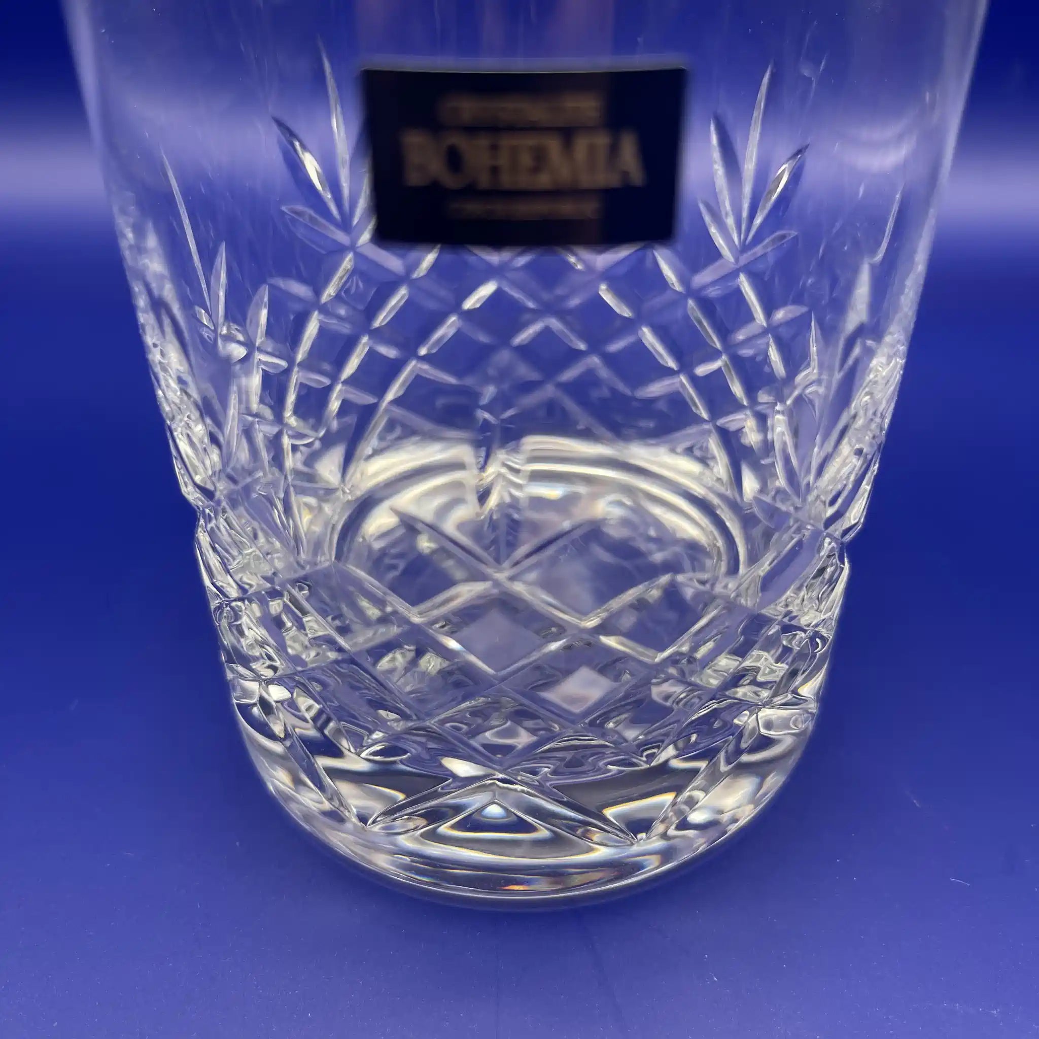 【リユース】 ロックグラス 6P / CRYSTALITE BOHEMIA（クリスタライト ボヘミア） / チェコ / 未使用 / 箱付き