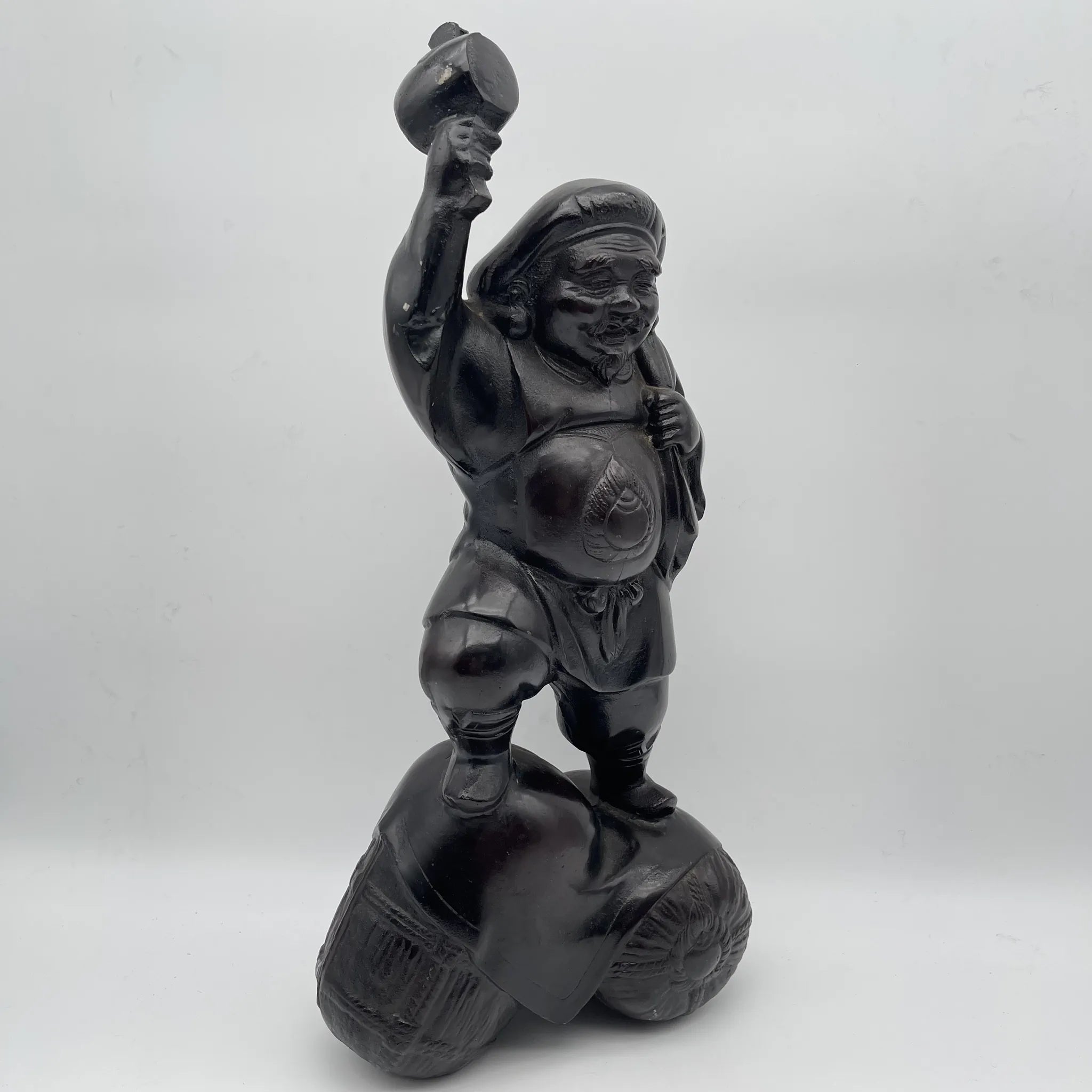 【リユース】 大黒天像 / 七福神 金属工芸 / 日本