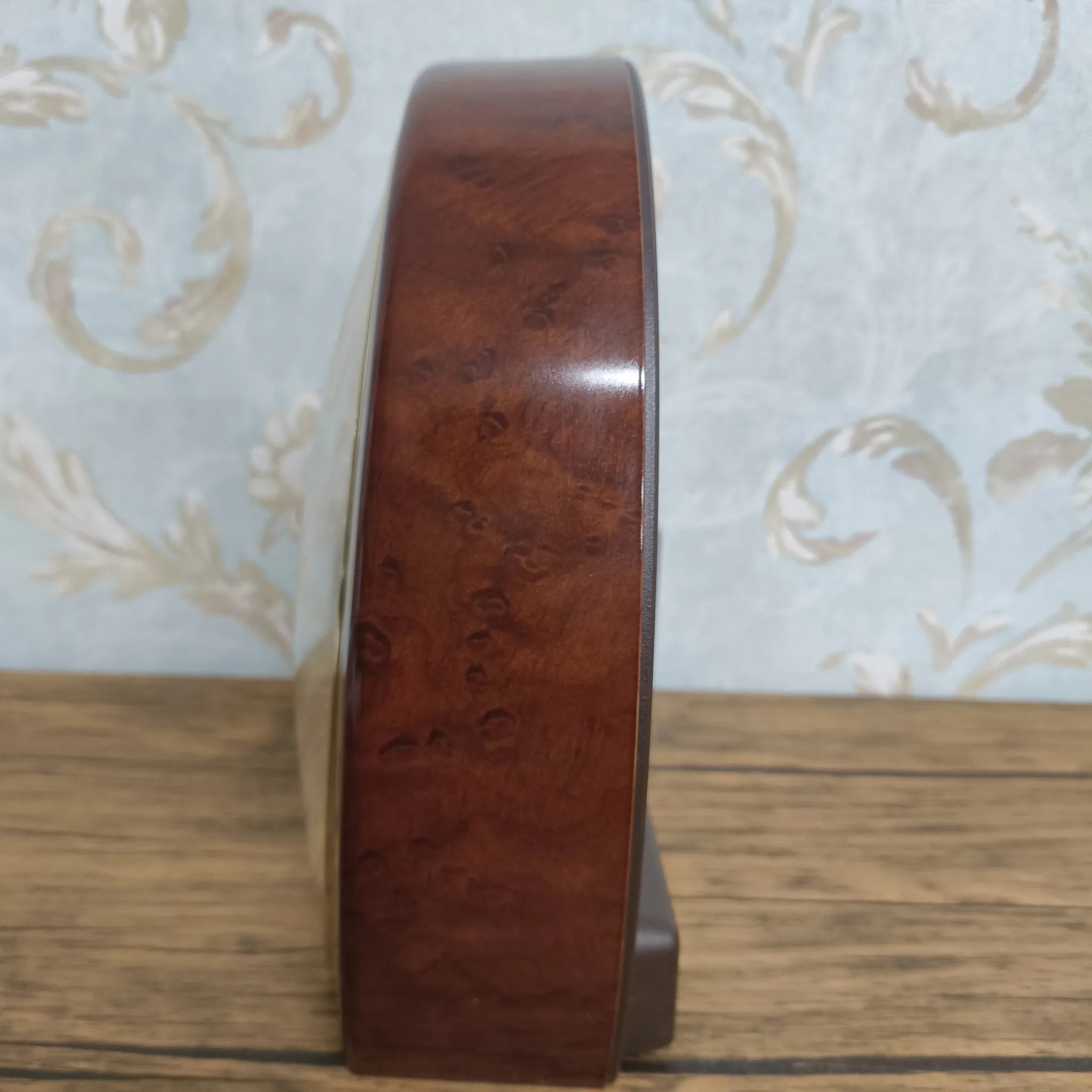 【リユース】 置き時計 / SEIKO (セイコー) / BZ323B / 2000-2010年代 / プラスチック / 日本 / 回転飾り付, 木目調仕上げ