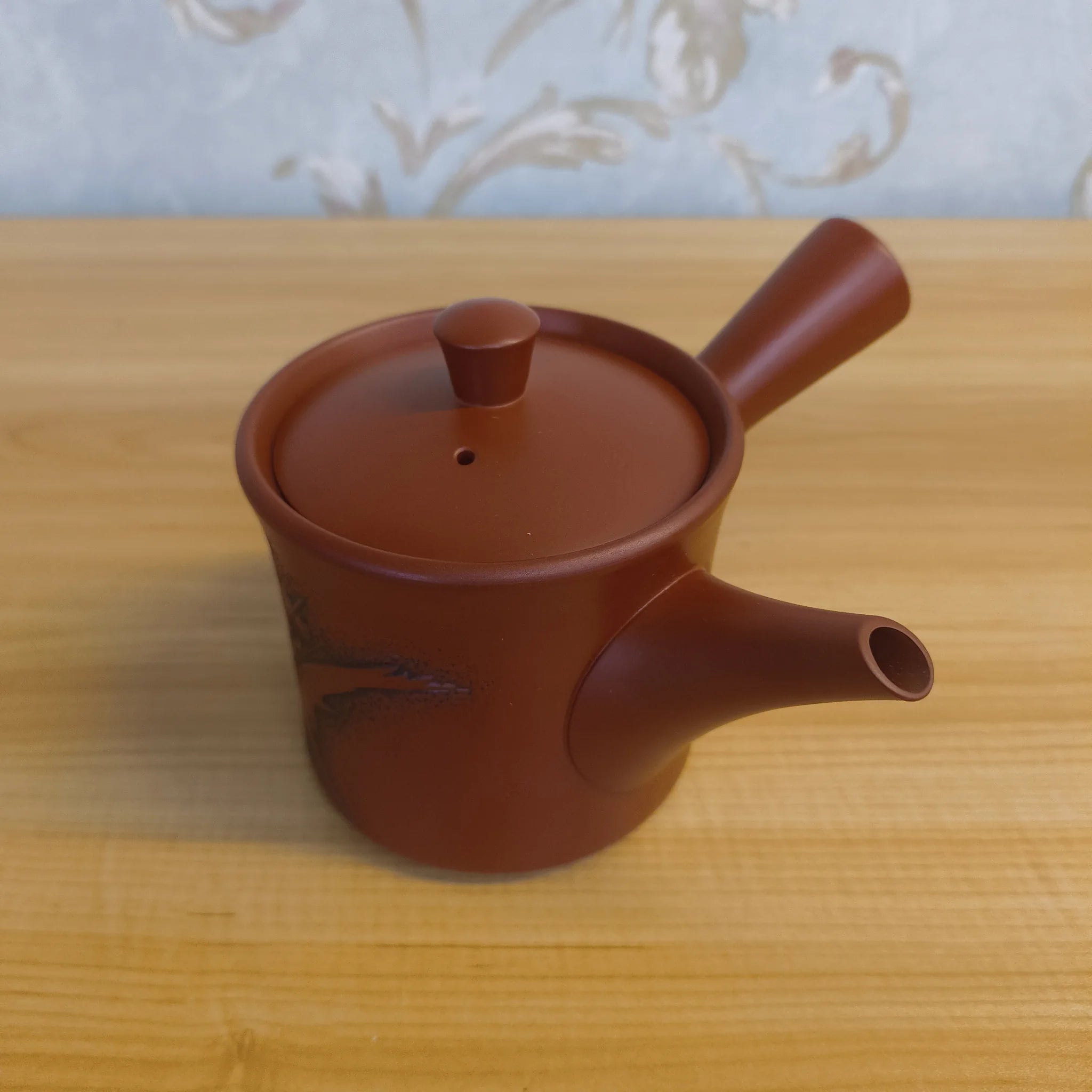 【リユース】 急須 (茶注) / 高資 / 常滑焼 / 推定20C後期 / 磁器 / 日本 / 朱泥, 梅