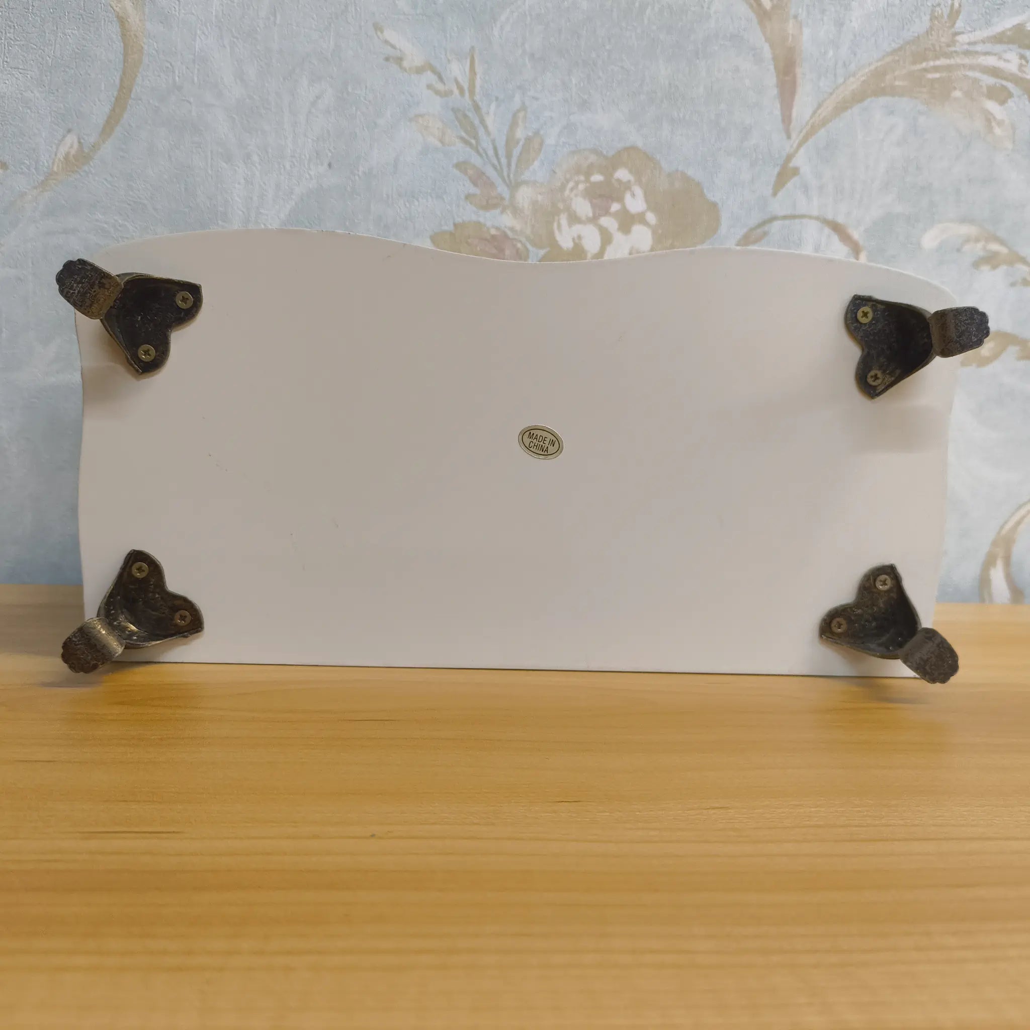 【リユース】 ジュエリーボックス (小物入れ) / 20C後期 / 木製 / 薔薇, ハンドペイント