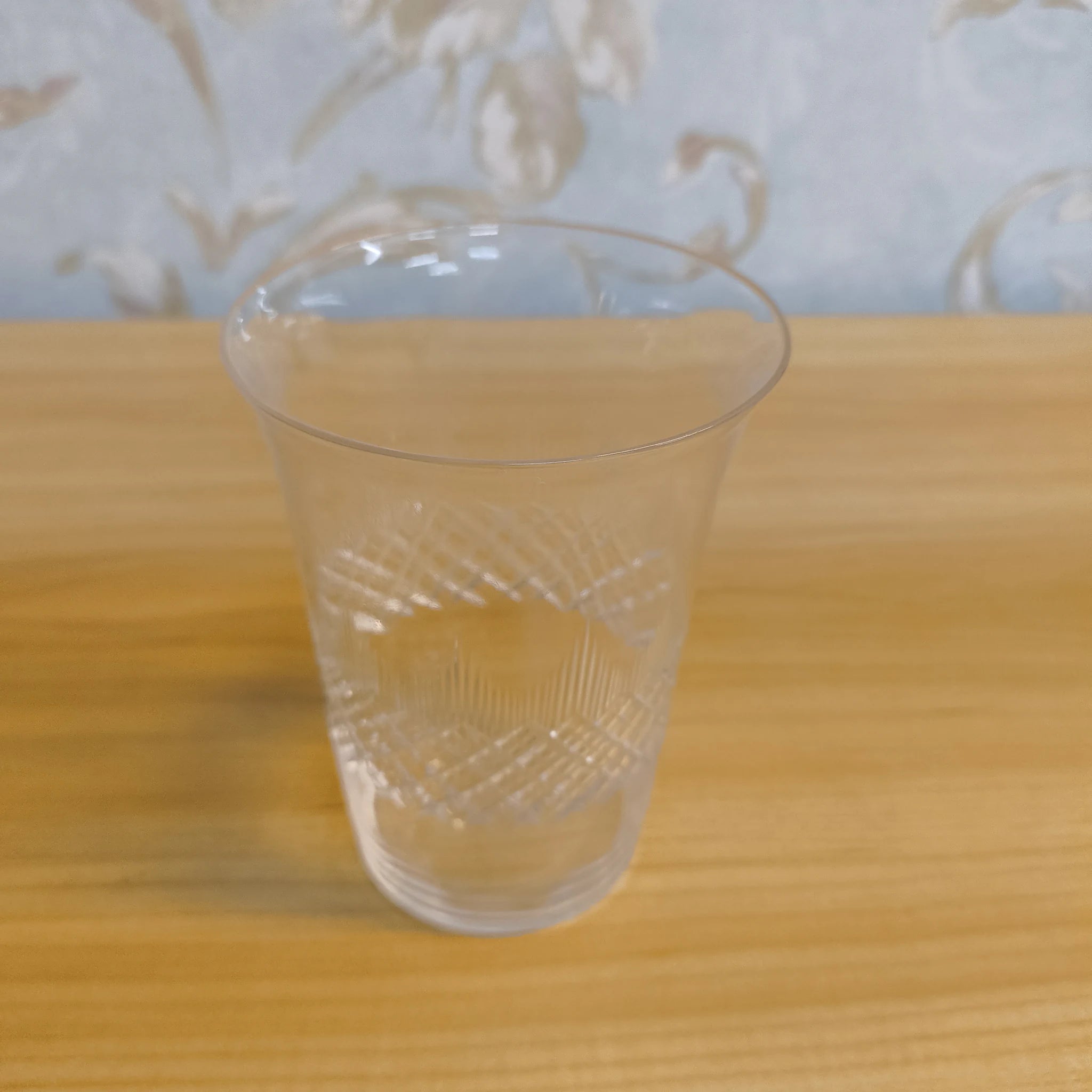 【ビンテージ】 グラス / 推定20C前中期 / ガラス / ヨーロッパ / カットガラス, ダイヤモンドカット