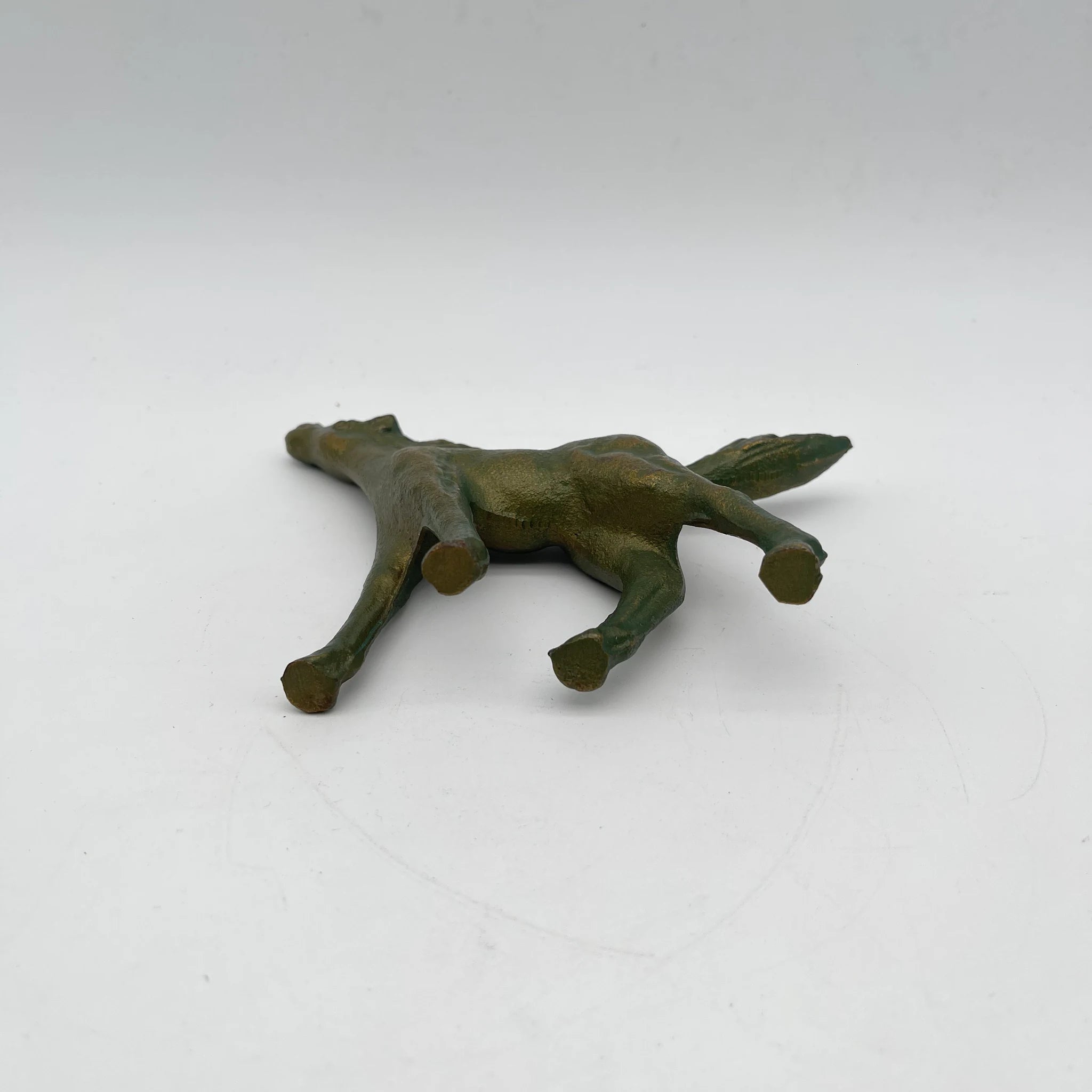 【リユース】 親仔馬ブロンズ像 / 高岡銅器 / 二口金一”母情”