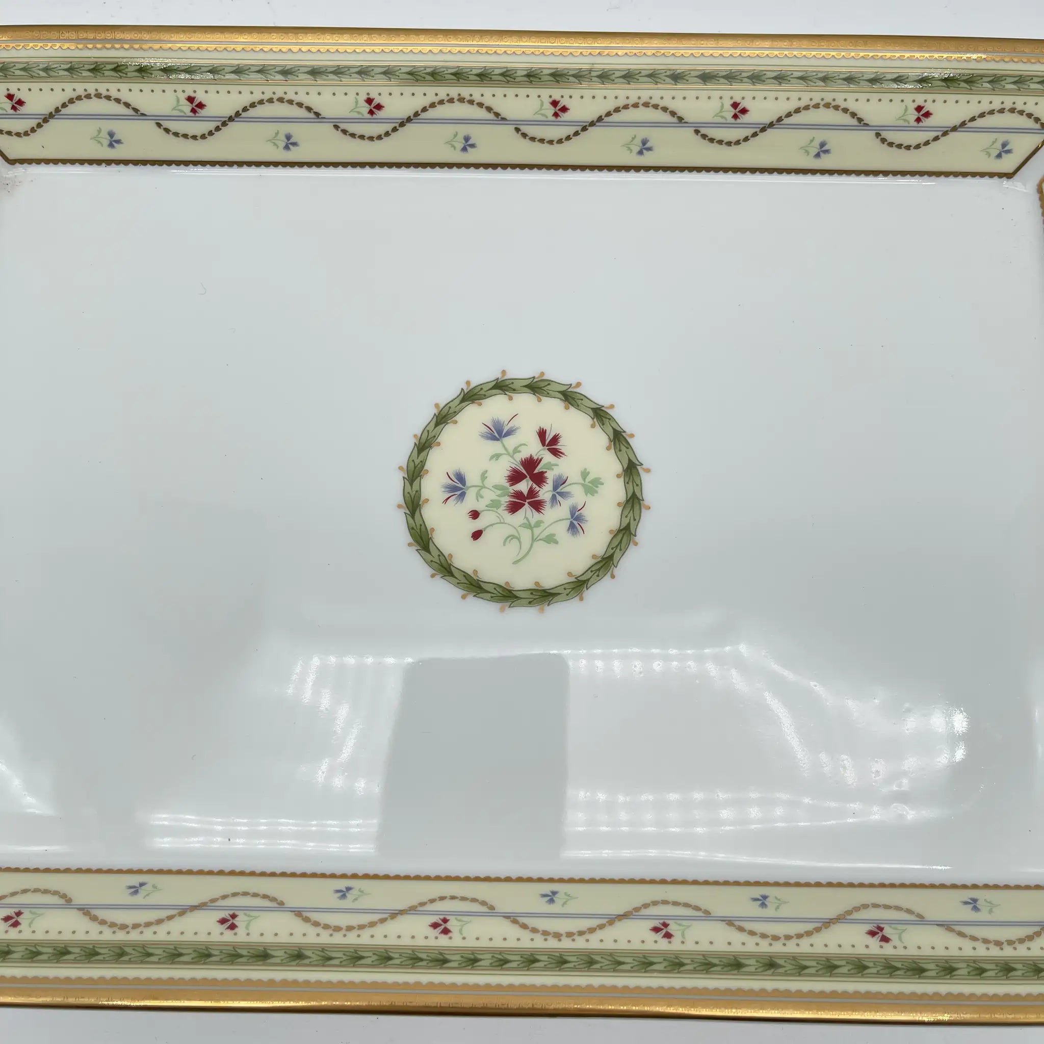 【リユース】 オブロングトレイ / NARUMI(ナルミ) / Bone China / 日本