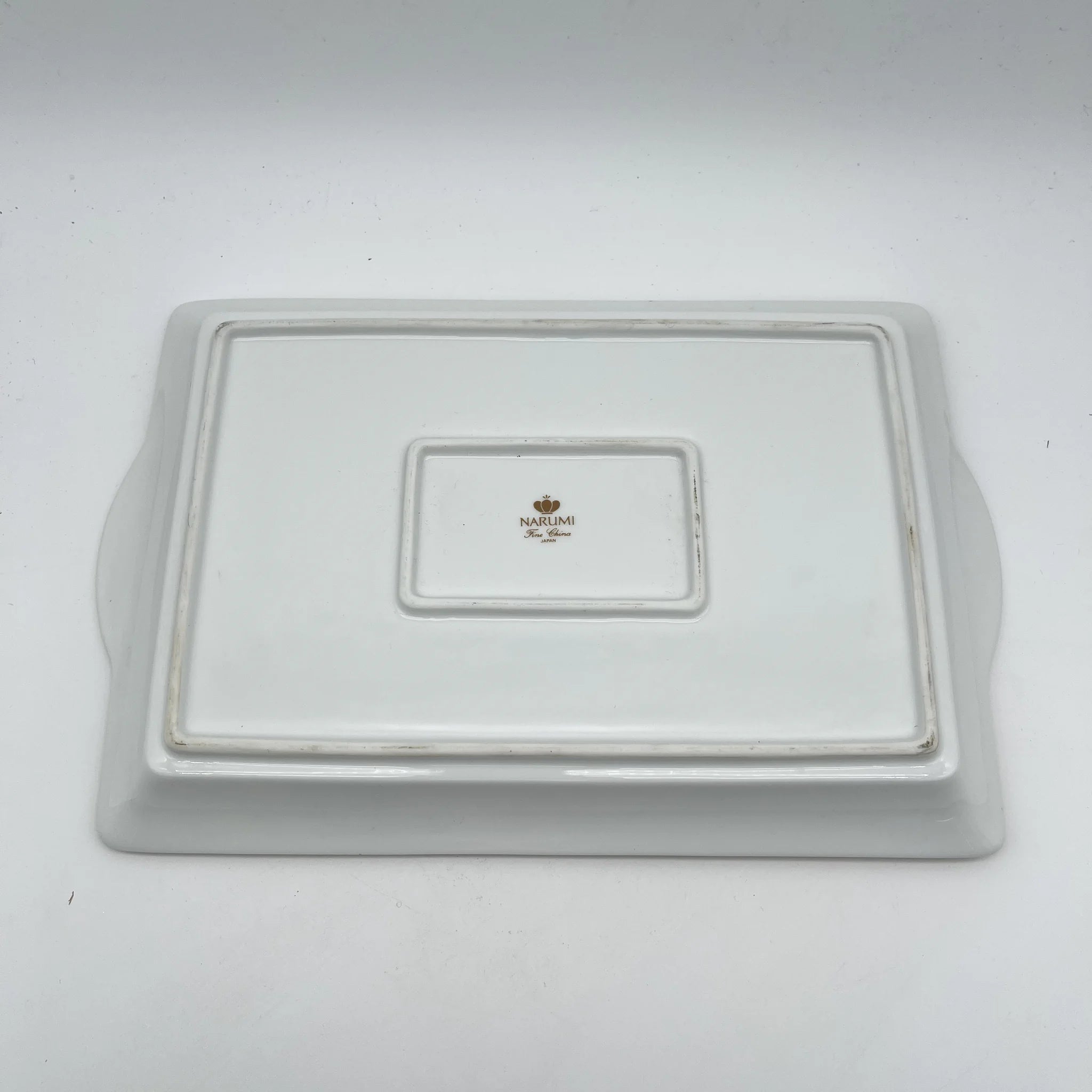 【リユース】 オブロングトレイ / NARUMI(ナルミ) / Bone China / 日本