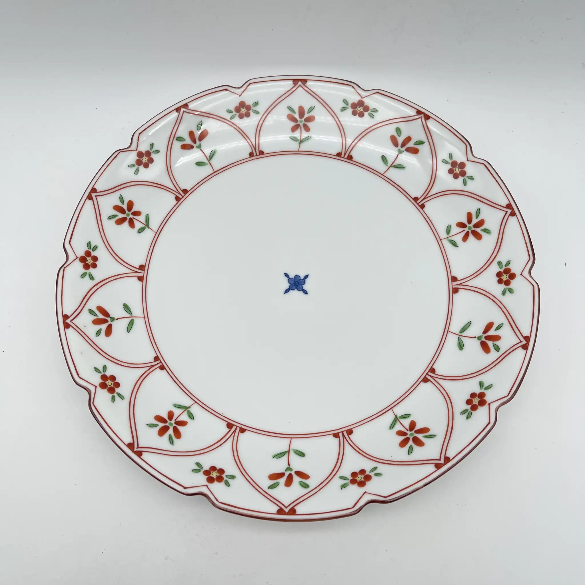 【リユース】 大皿 / たち吉 / 間取花文 / 日本 / 未使用 / 箱付き