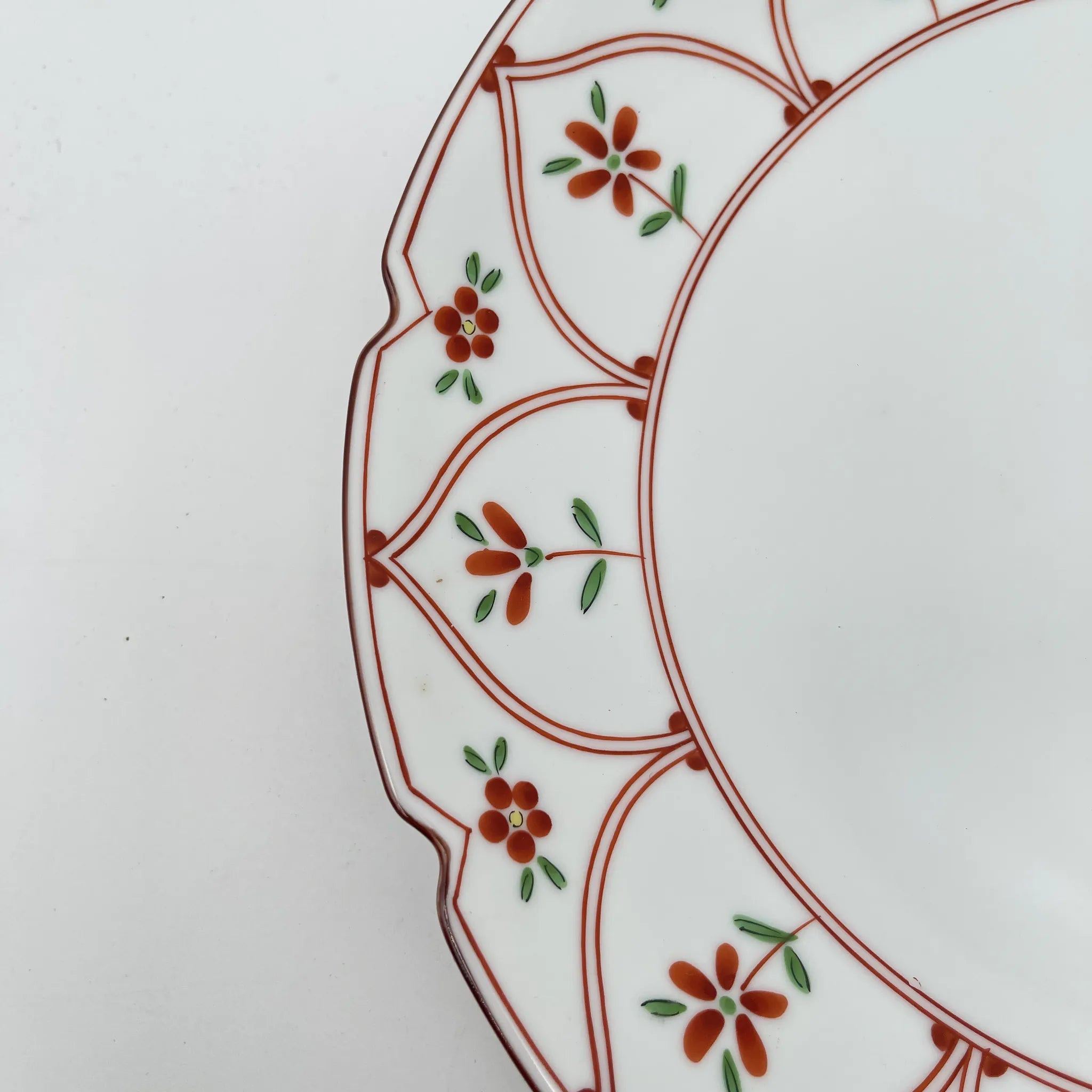 【リユース】 大皿 / たち吉 / 間取花文 / 日本 / 未使用 / 箱付き